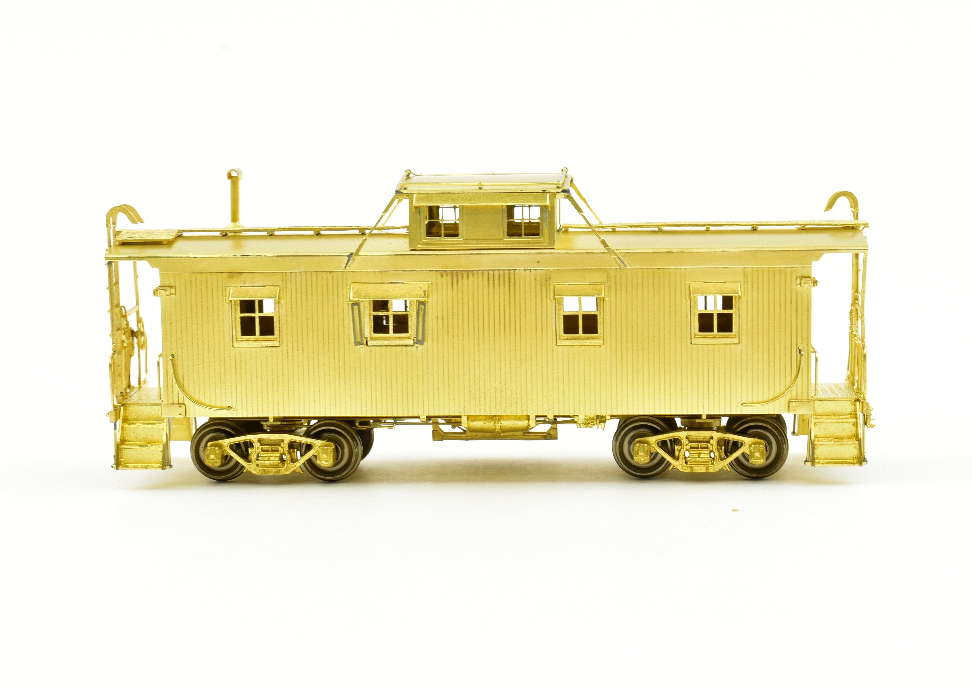 HO Scale Brass OMI - Overland Models, Inc. Atlantic Coast Line M-3 Wood Sheath Caboose Model