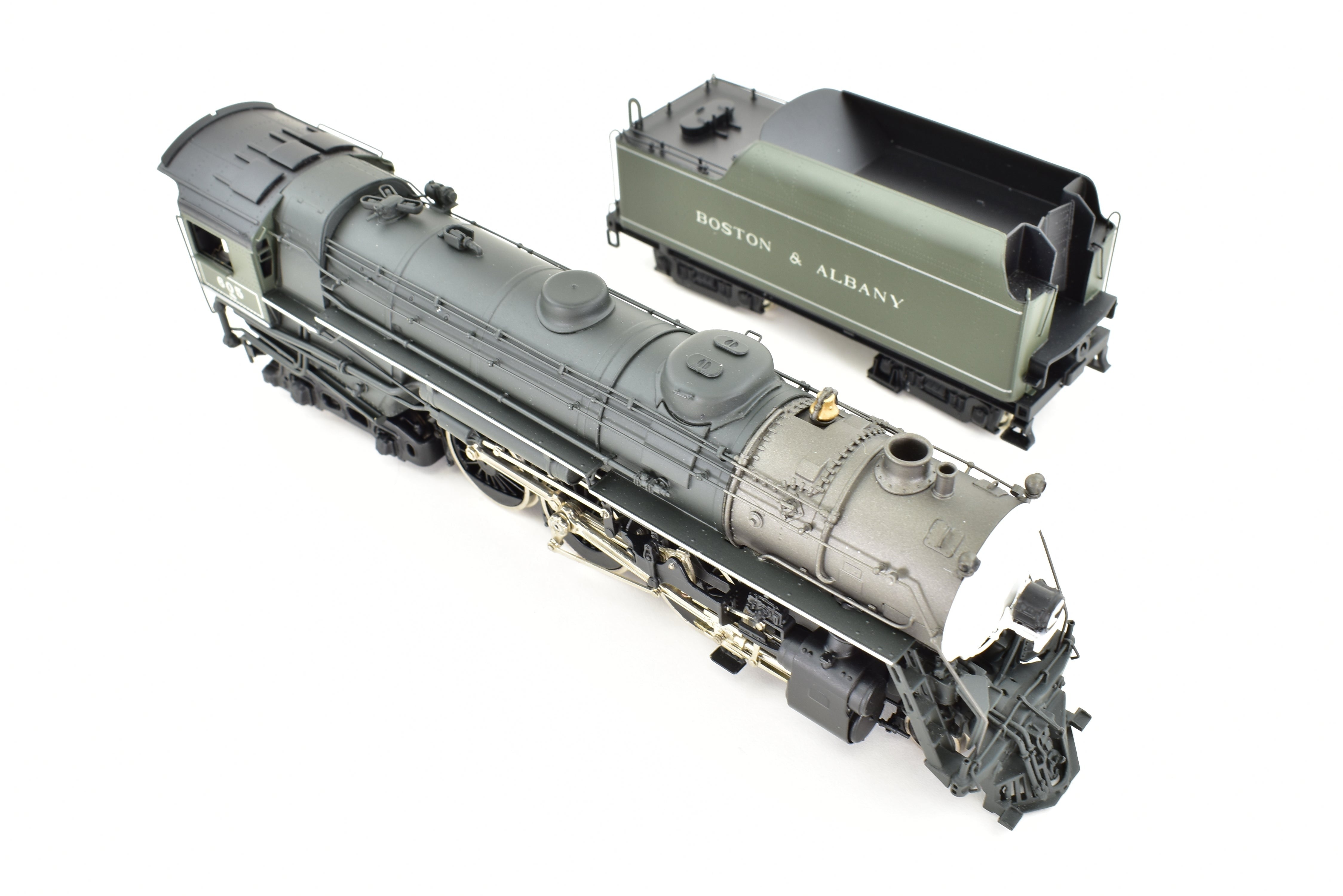 HO Scale Brass Key Imports Boston & Albany J - 2b 4 - 6 - 4 Hudson No. 605 Round Dome FP