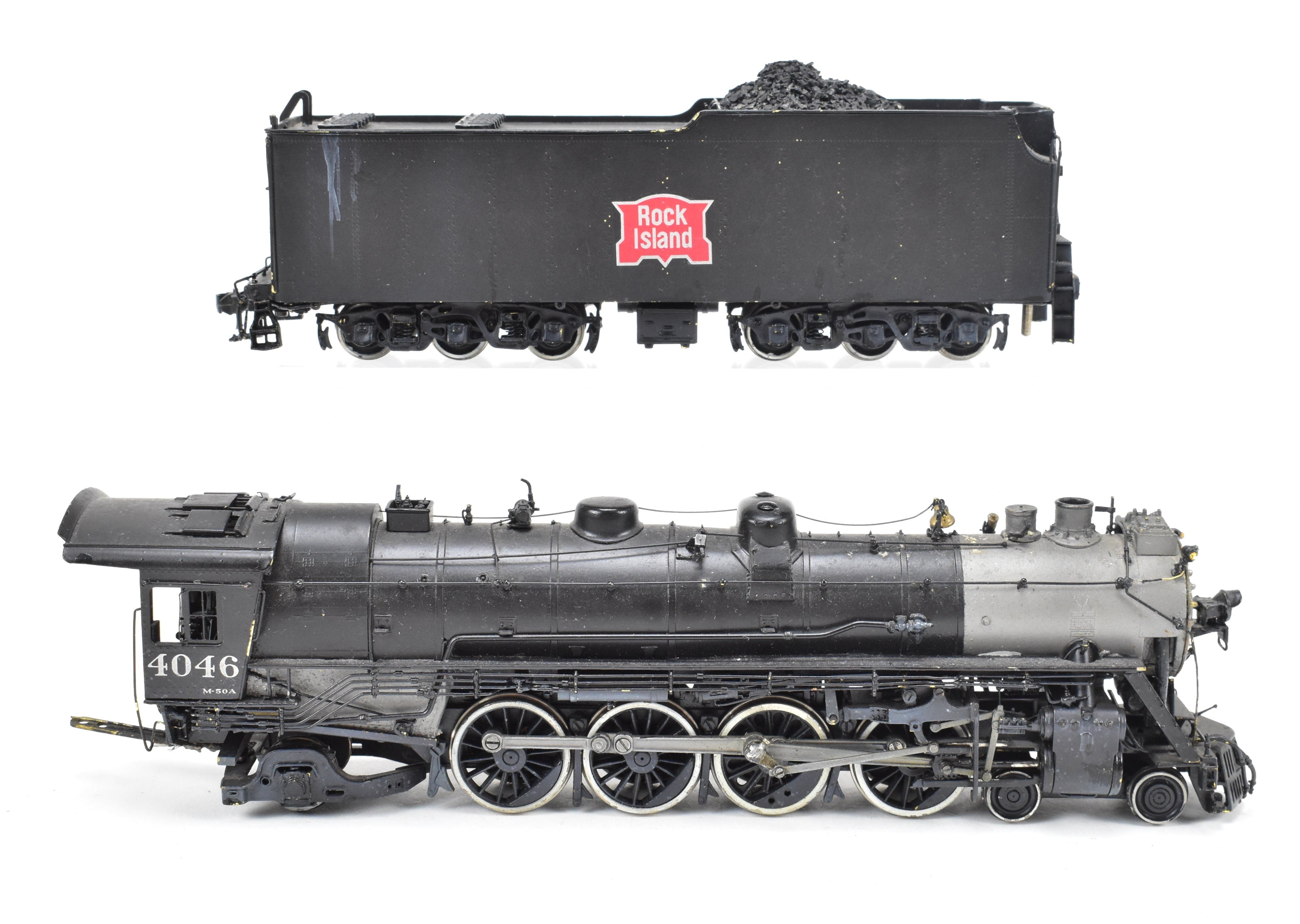 HO Scale Brass Hallmark CRI&P Rock Island M-50A 4-8-2 No. 4046 Model