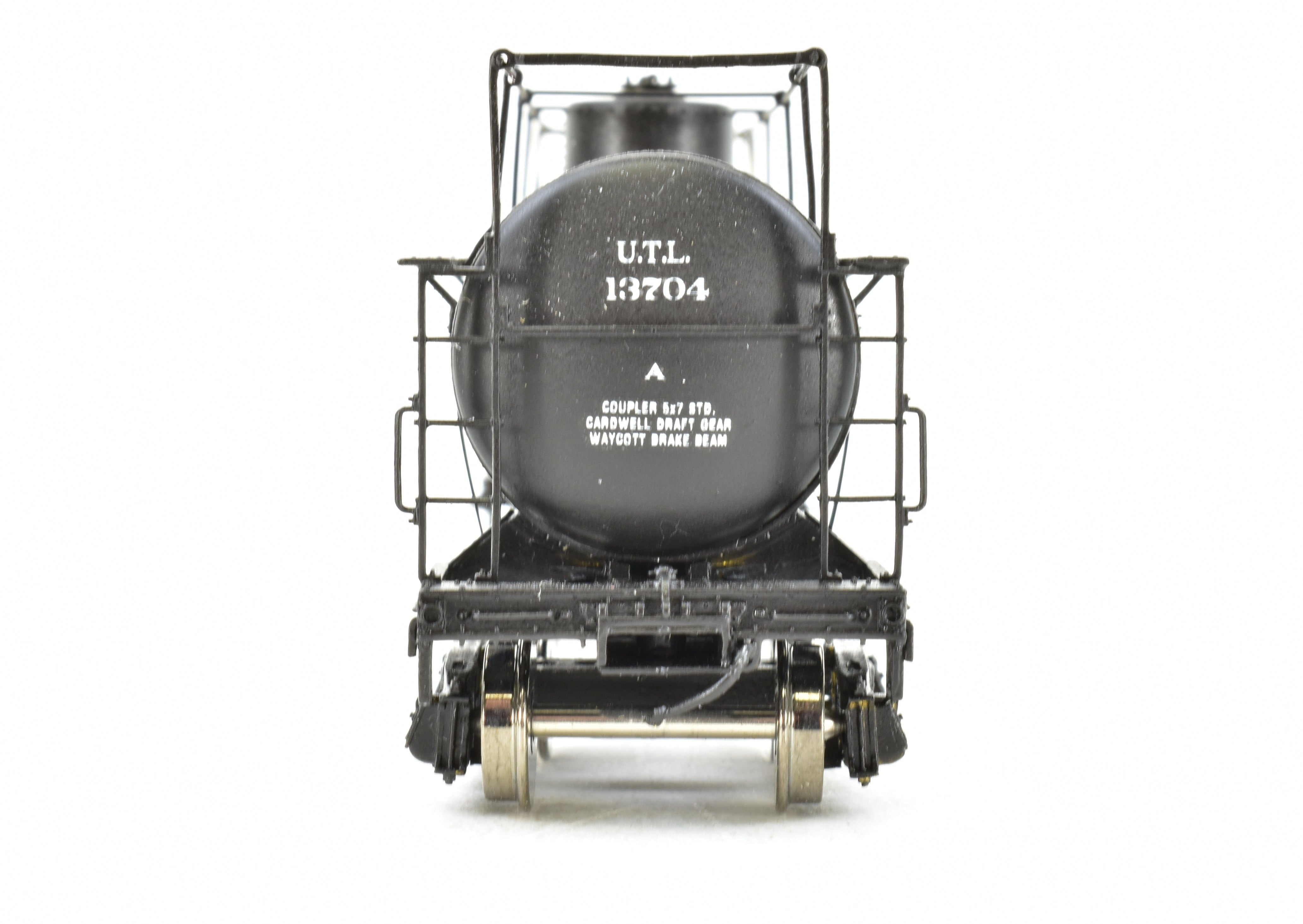 High - Quality HO Scale Brass W&R Union Tank Lines 6000 Gallon High Walkway Tank Car with One Dome CP by W&R Enterprises