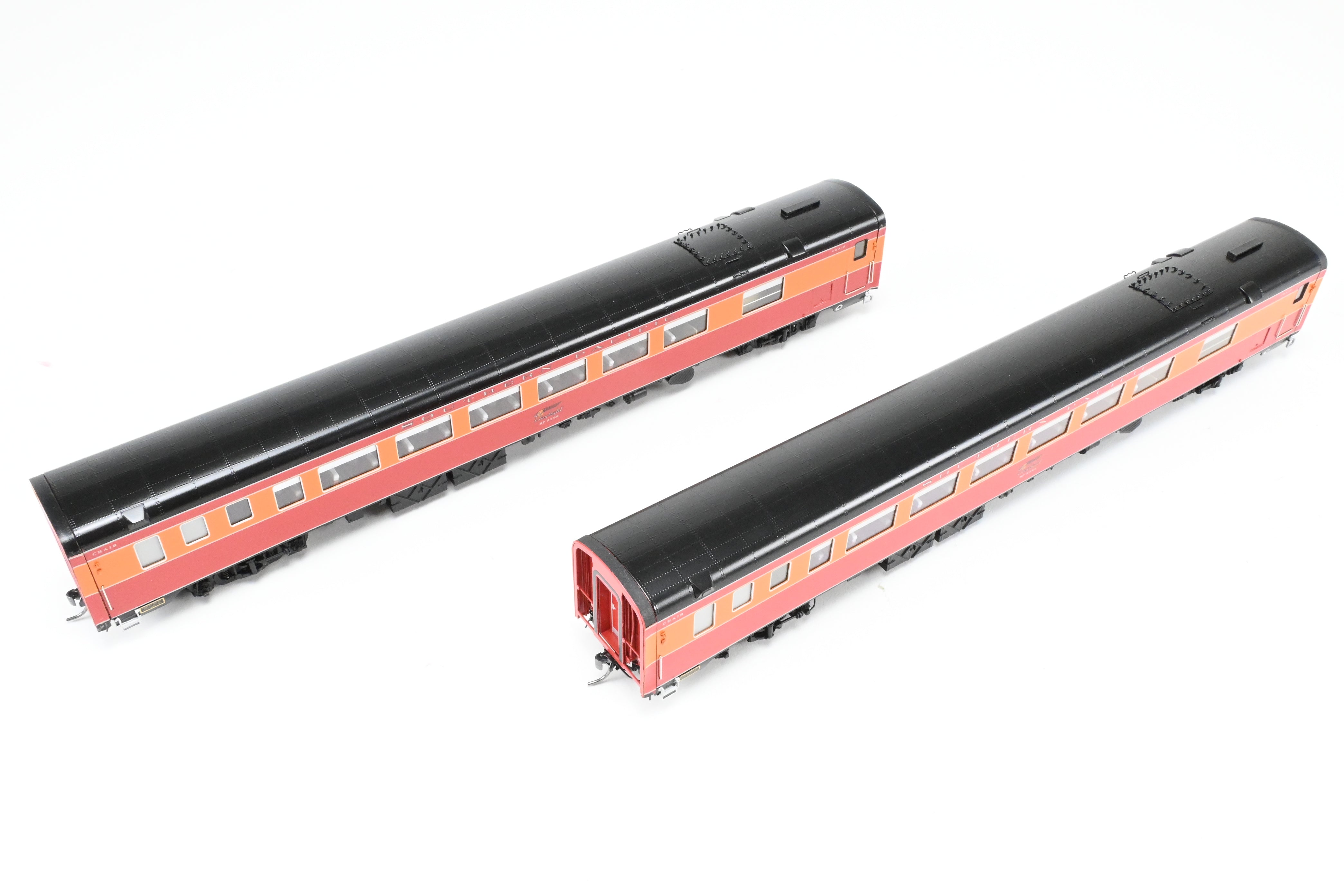 HO Scale Brass CON CIL Model Train Cars - Challenger Imports Special Edition - Southern Pacific 1955 Shasta Daylight 3-Pack B Add-On Set with Front Part