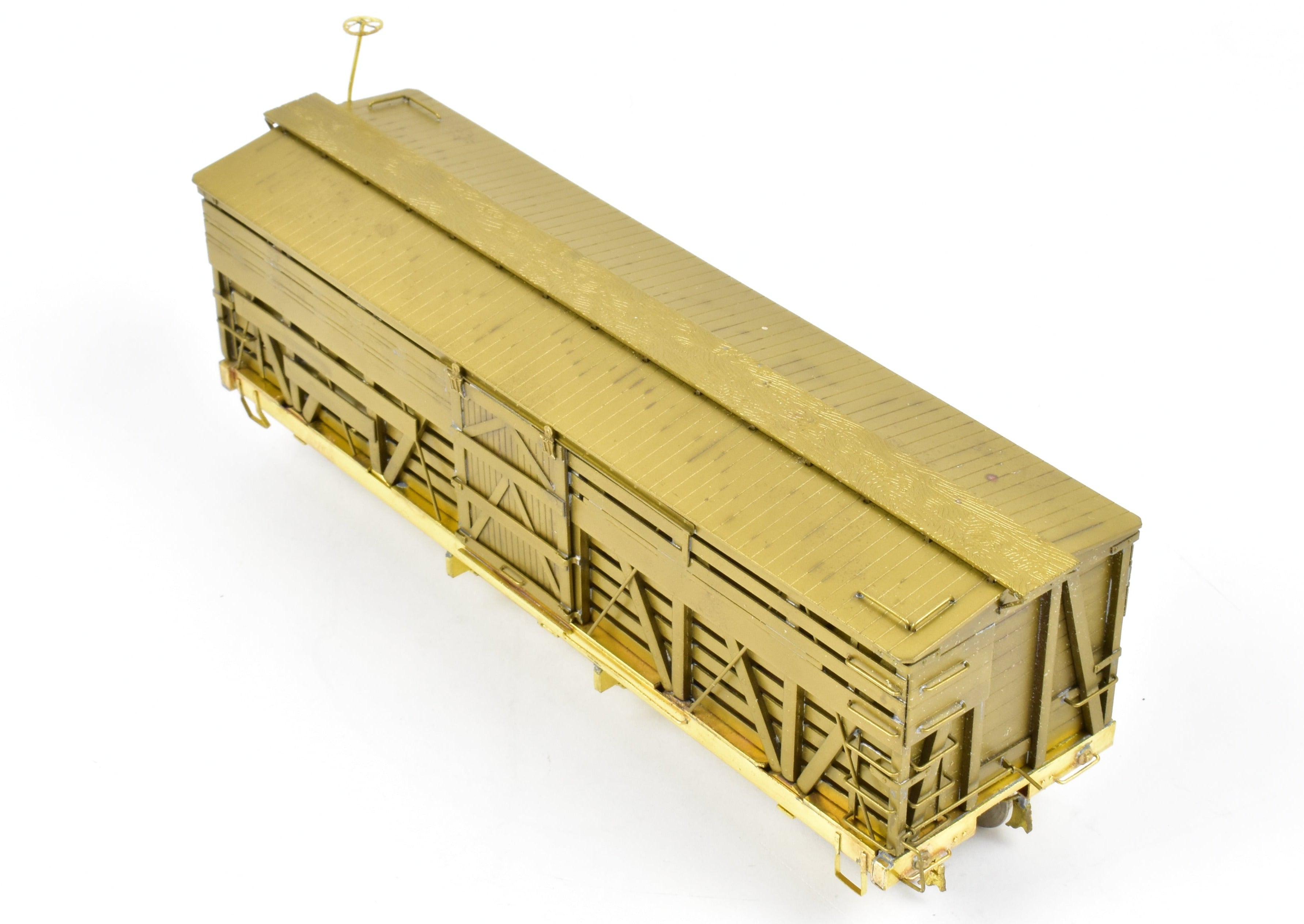 Empire Midland On3 Brass Denver & Rio Grande Western 30' Stock Car Model