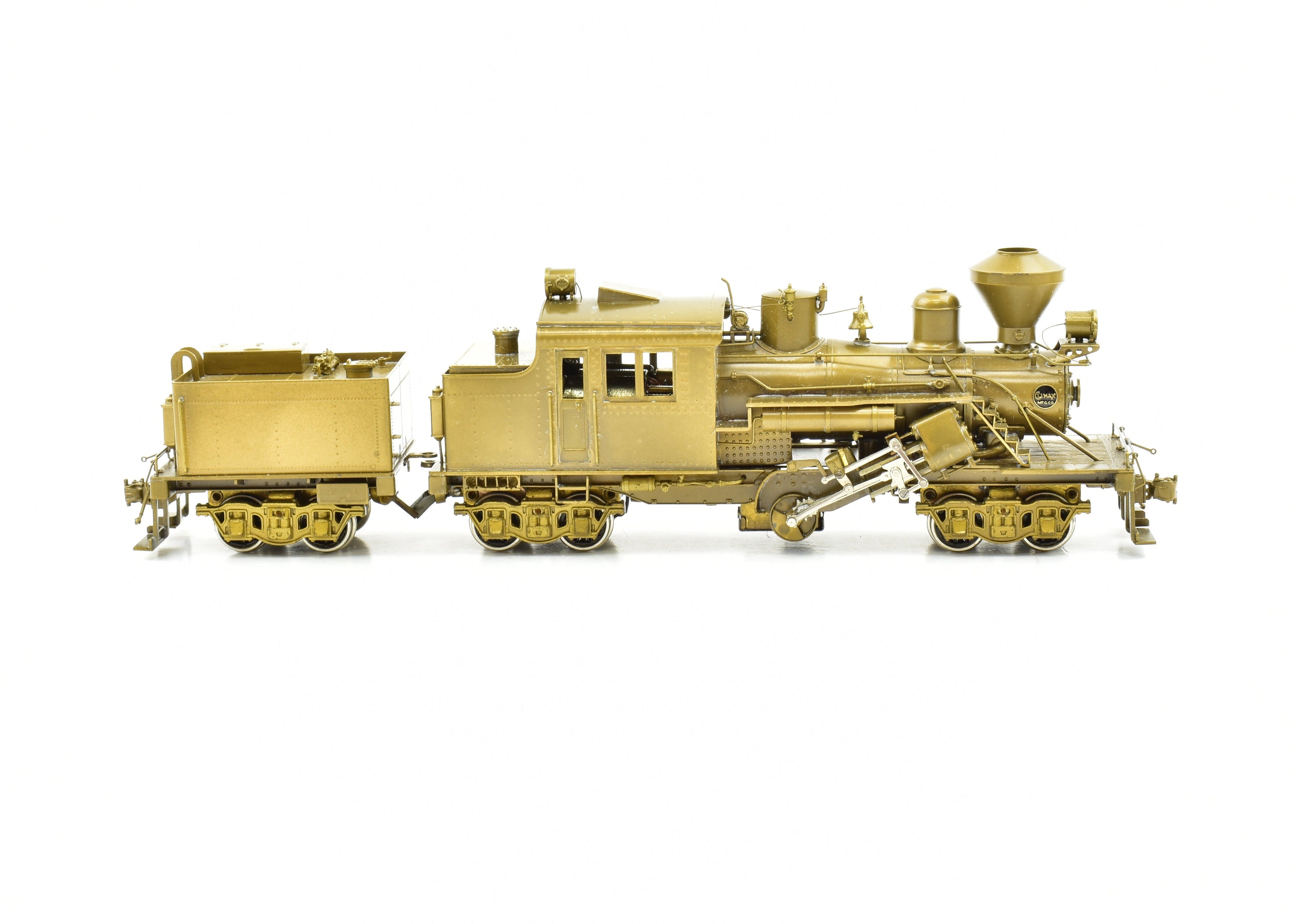 1980 HO Brass PFM - United Hillcrest Lumber Co. 3-Truck Logging Climax Geared Locomotive