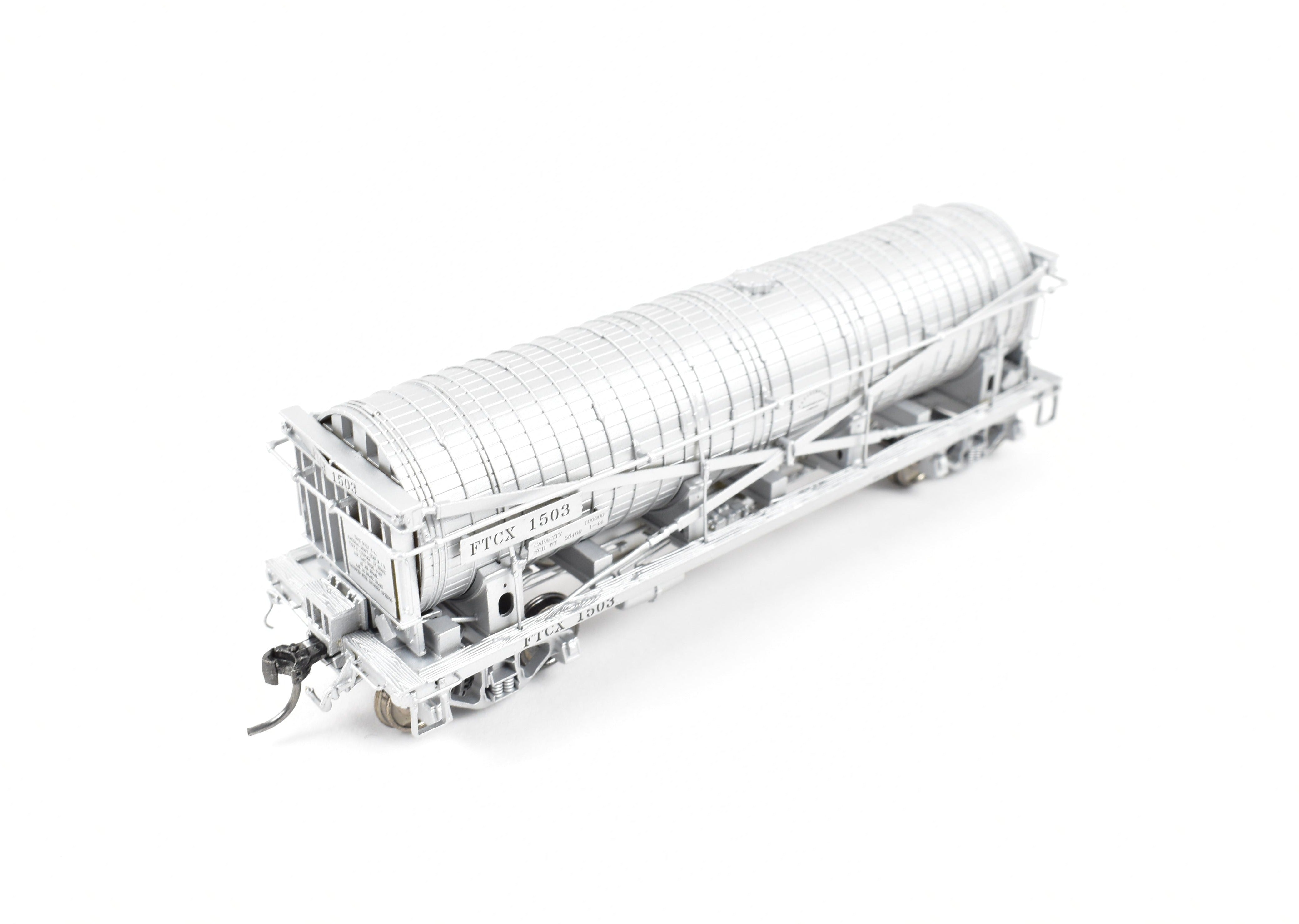 HO Scale New Brass Model Car for North Bank Line with Various Roads - FTCX 1503 Fleishman's Vinegar Brand