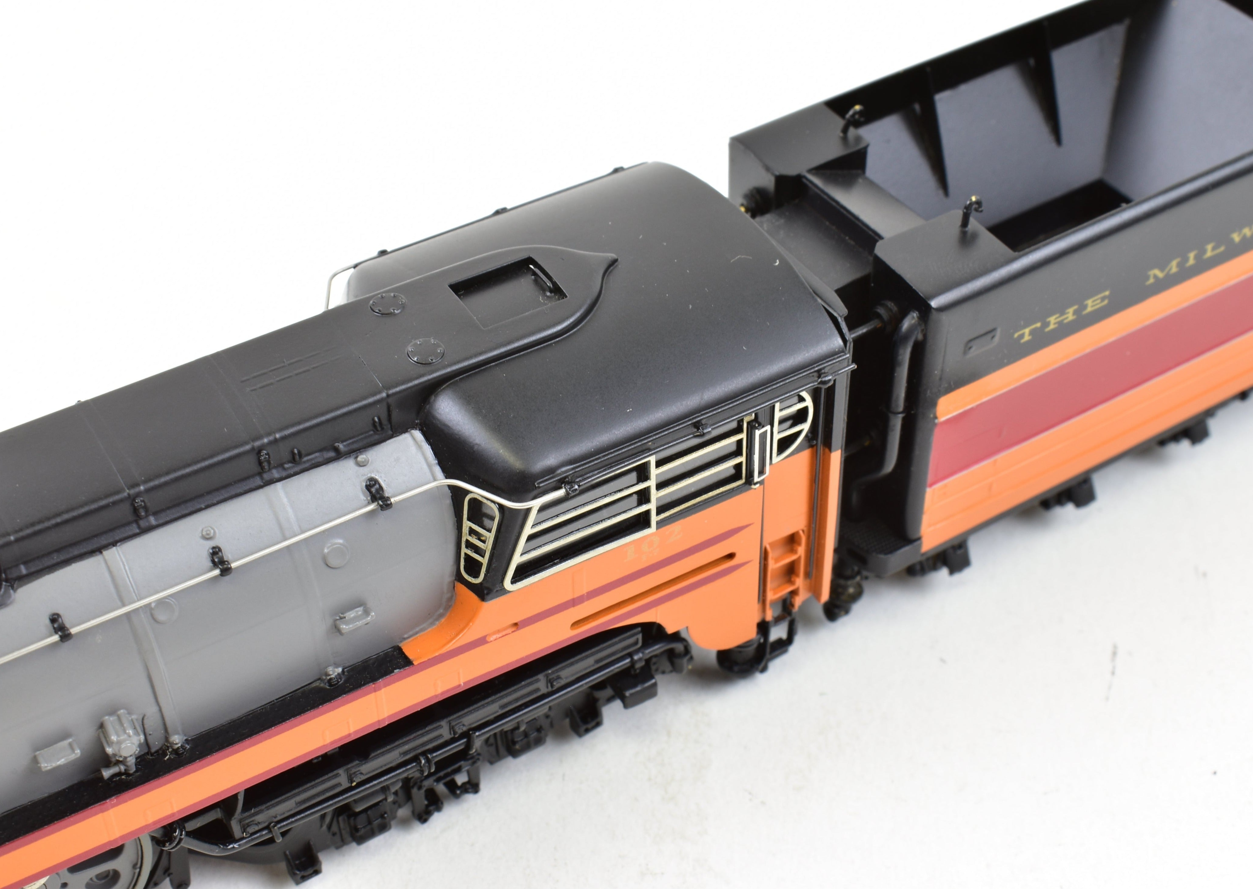 HO Scale Brass Precision Scale Co. Model Train - Milwaukee Road 4-6-4 F-7 Hudson Steam Locomotive As Built #102