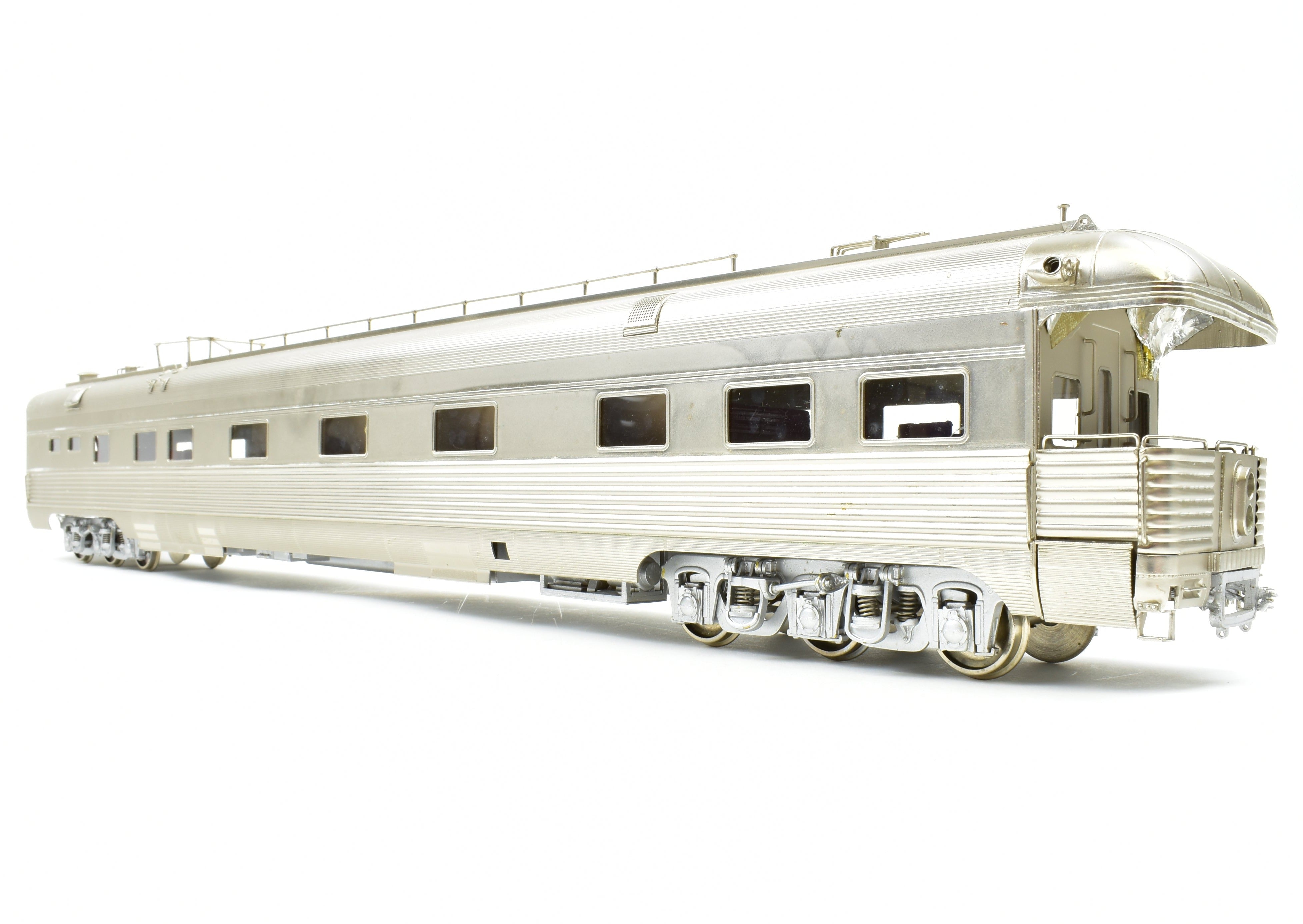O Scale Brass Model of Pecos River Brass ATSF - Santa Fe Topkea Business Car without Interior Lights (Consignment Model)