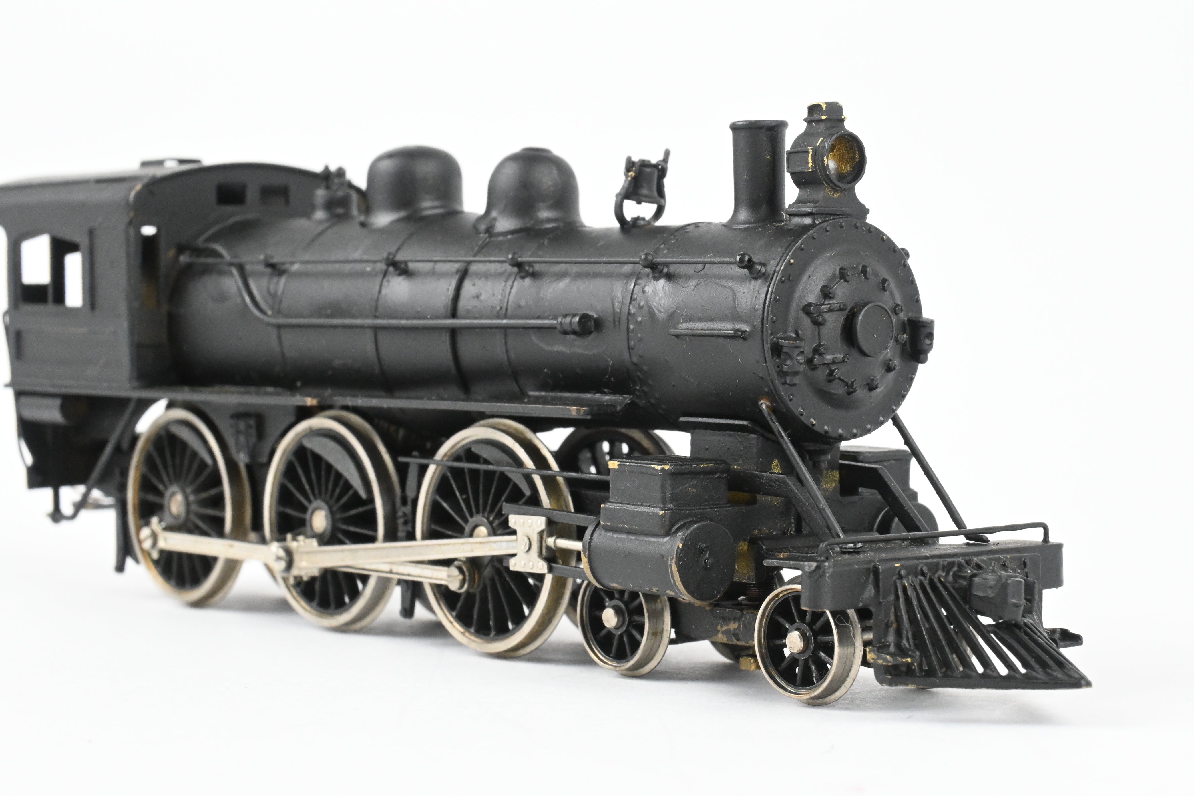 HO Scale Brass Ken Kidder Lake Shore & Michigan Southern (LS&MS) - New York Central (NYC) 4-6-0 Custom Painted and Unlettered Model Train