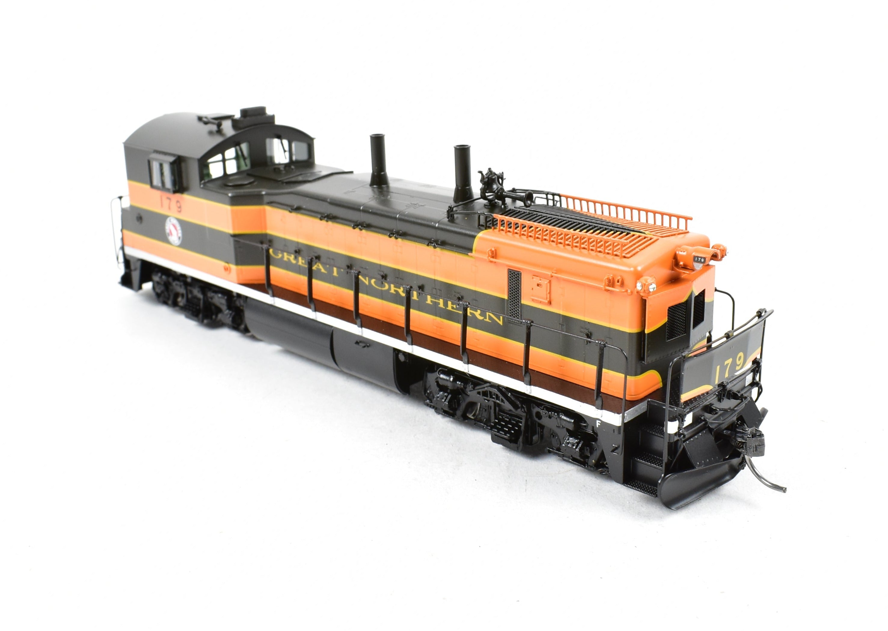 High - Quality HO Scale New Brass Division Point Great Northern EMD NW - 3 Locomotive Model No. 179 FP
