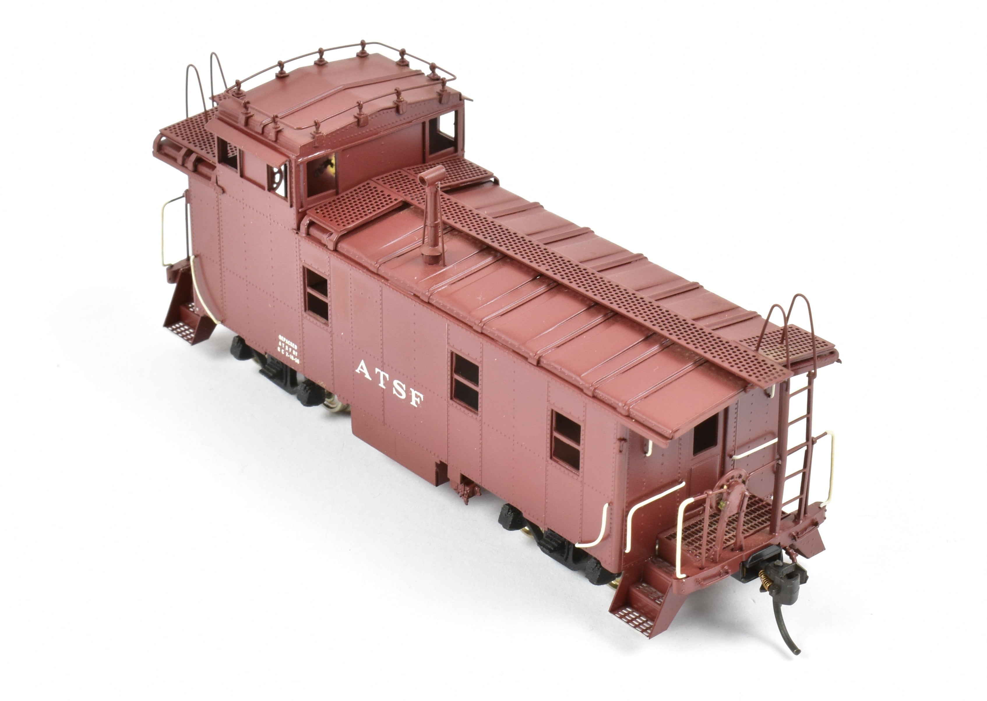 HO Brass Oriental Limited ATSF Santa Fe Custom Painted Peaked Roof Caboose