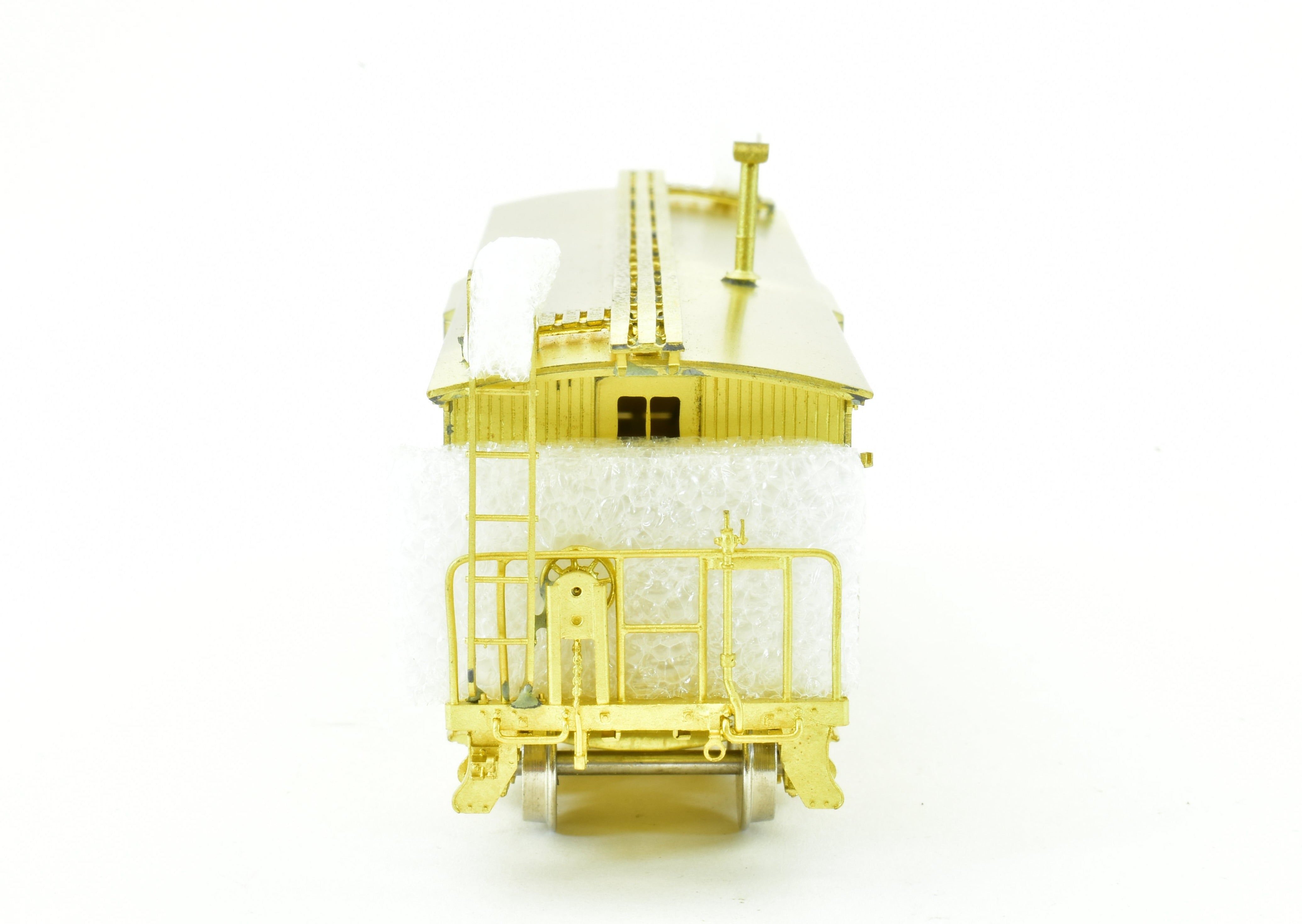 HO Scale Brass Monon Wood Caboose with Steel Bay Window by Overland Models, Inc. (OMI) - A Collectible Model Train Car