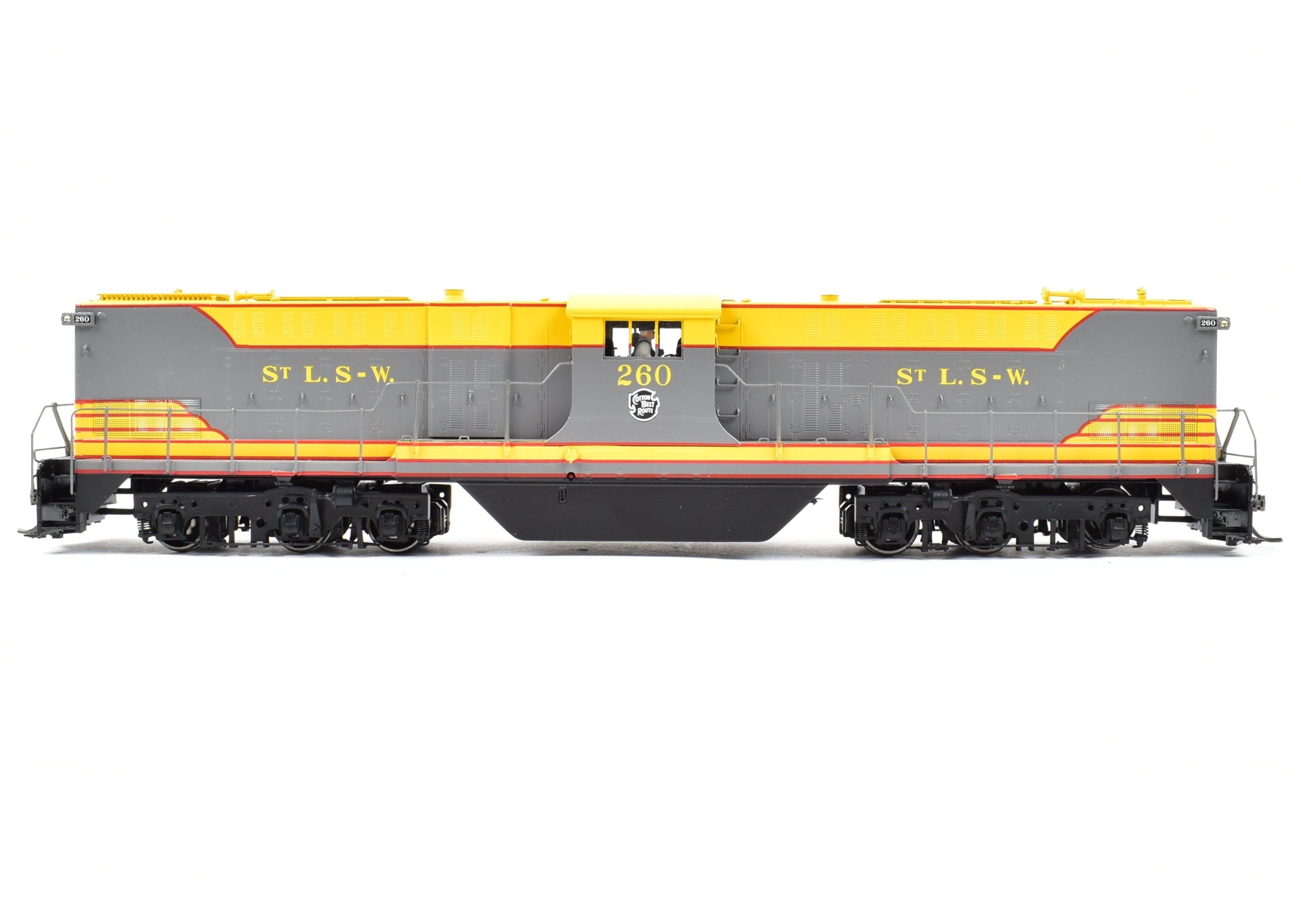 HO Scale Brass Model - Cotton Belt Baldwin Center Cab Diesel DT - 6 - 6 - 2000 F/P Division Point SSW Locomotive by DVP