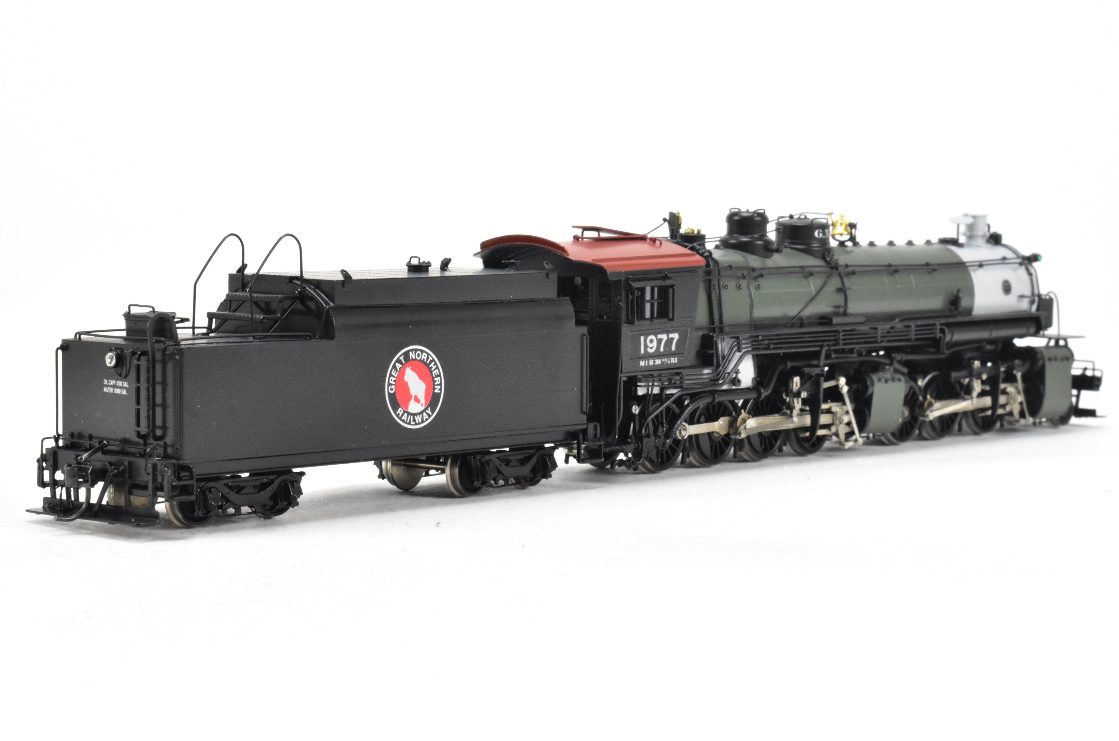 HO Scale Brass Challenger Imports Great Northern 2-6-8-0 Class M-2 FP No. 1977 Model