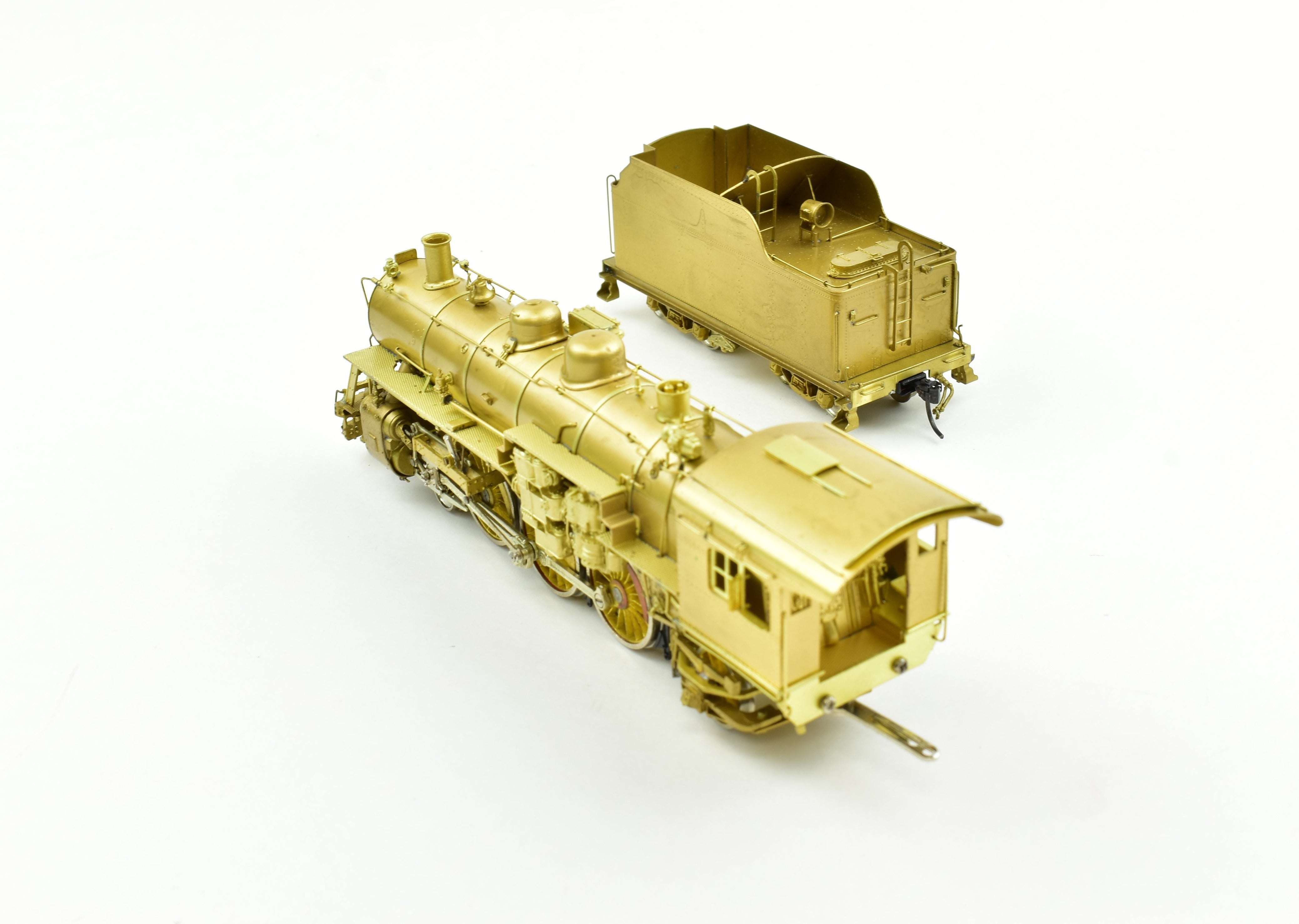 HO Scale Brass Model Train - Overland Models Inc. Boston & Maine P2b 4 - 6 - 2 Steam Locomotive