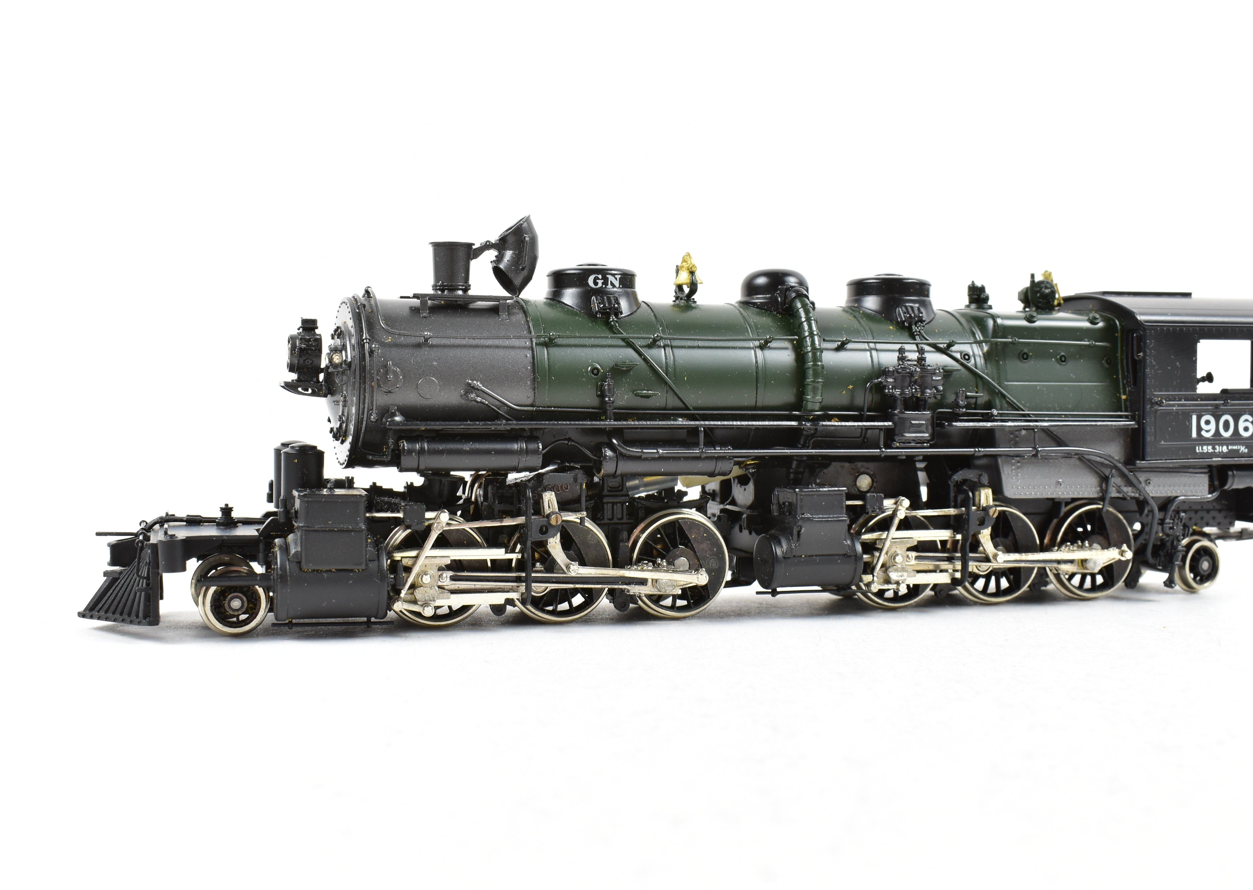 HO Scale Brass Model Train - PFM - Tenshodo GN - Great Northern 2-6-6-2 Class L-1 Crown FP Steam Locomotive #1906