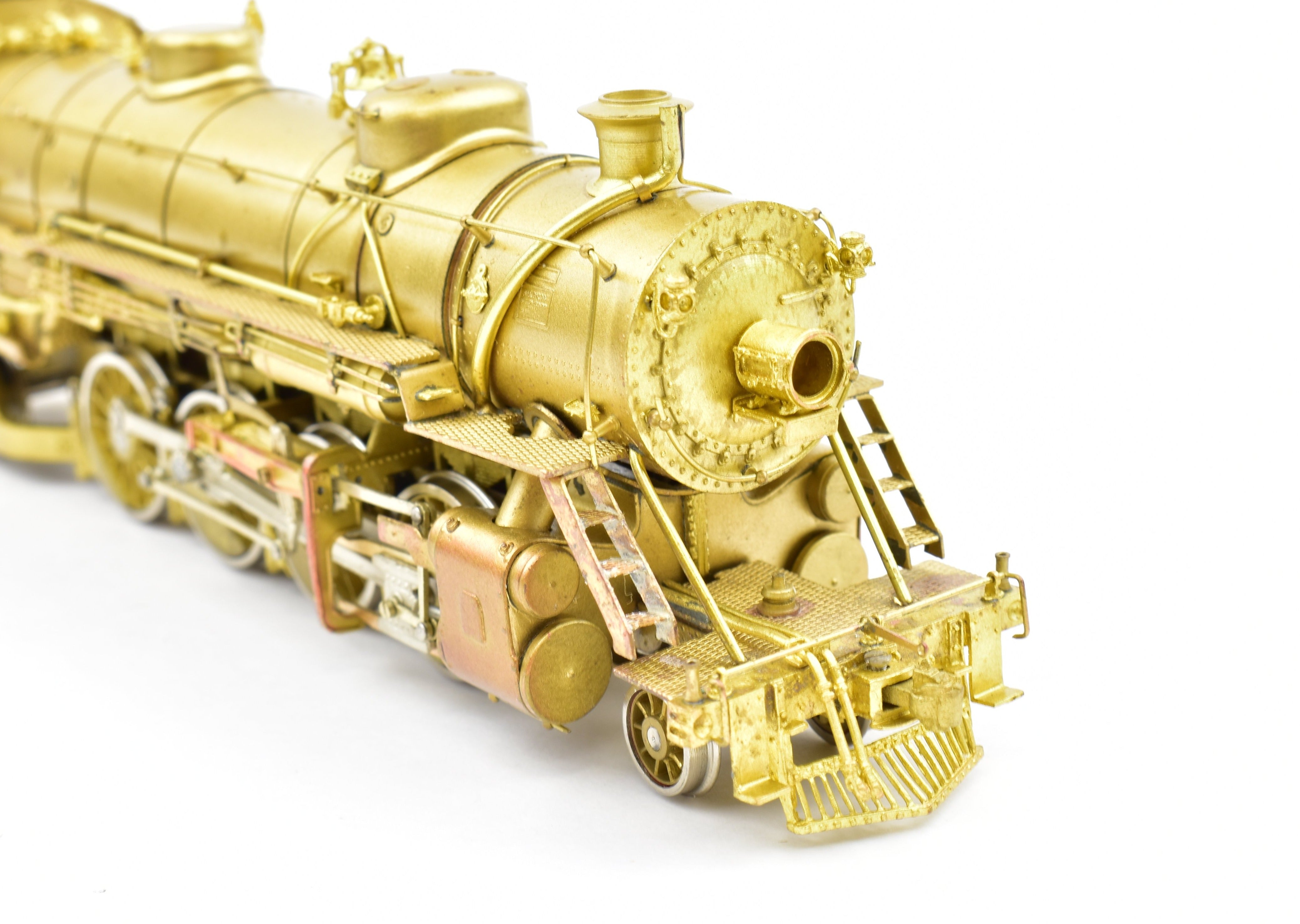 HO Scale Brass Key Imports Model of Nashville Chattanooga & St. Louis #650 2-8-2 Mikado Steam Locomotive
