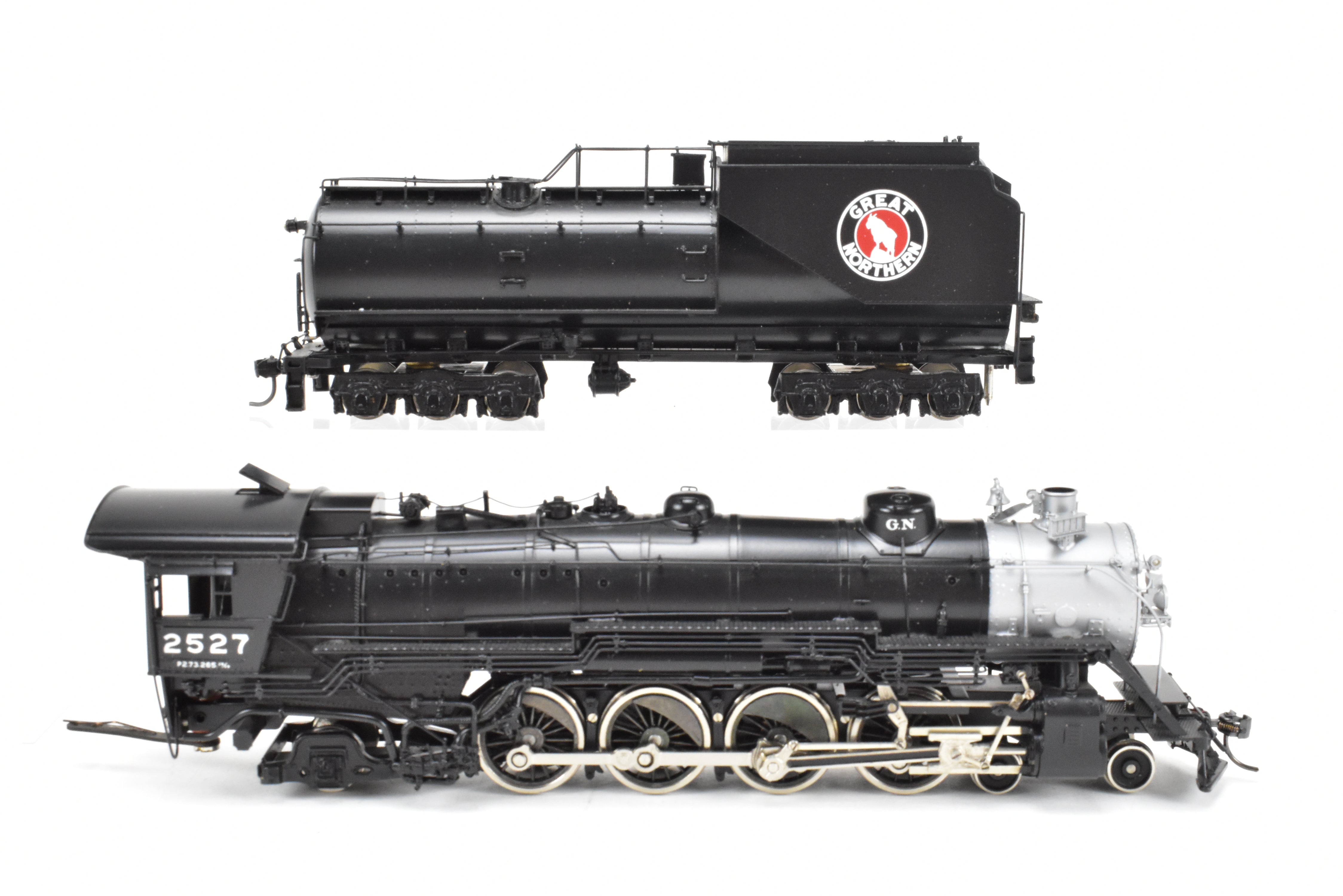 HO Brass Tenshodo Great Northern 4-8-2 Class P-2 Factory Painted Crown #2527 (1974 Last Run)