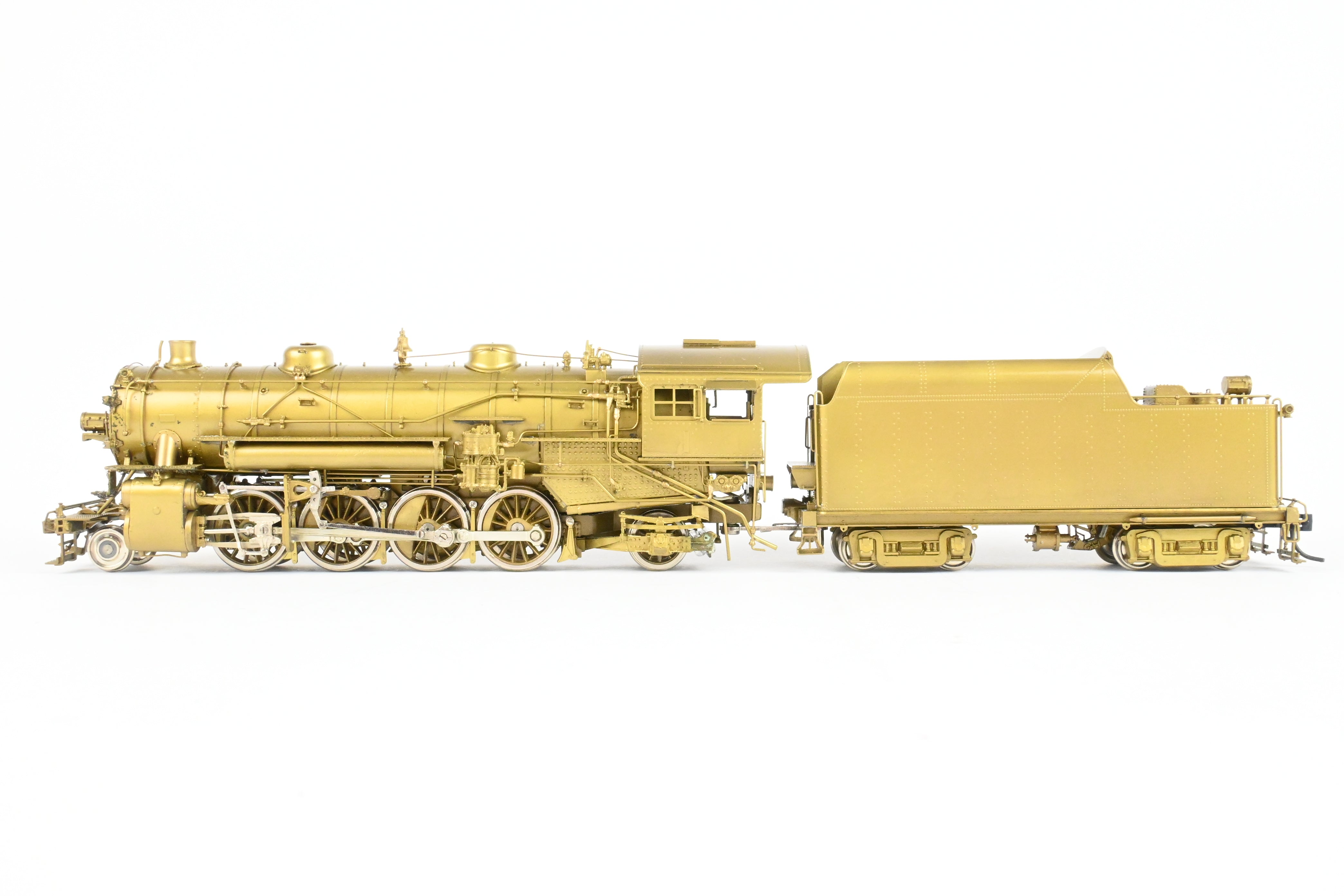 High - Quality HO Scale Brass Key Imported Steam Locomotive from NYC - New York Central #1594 H - 5s Class 2 - 8 - 2 Mikado Model