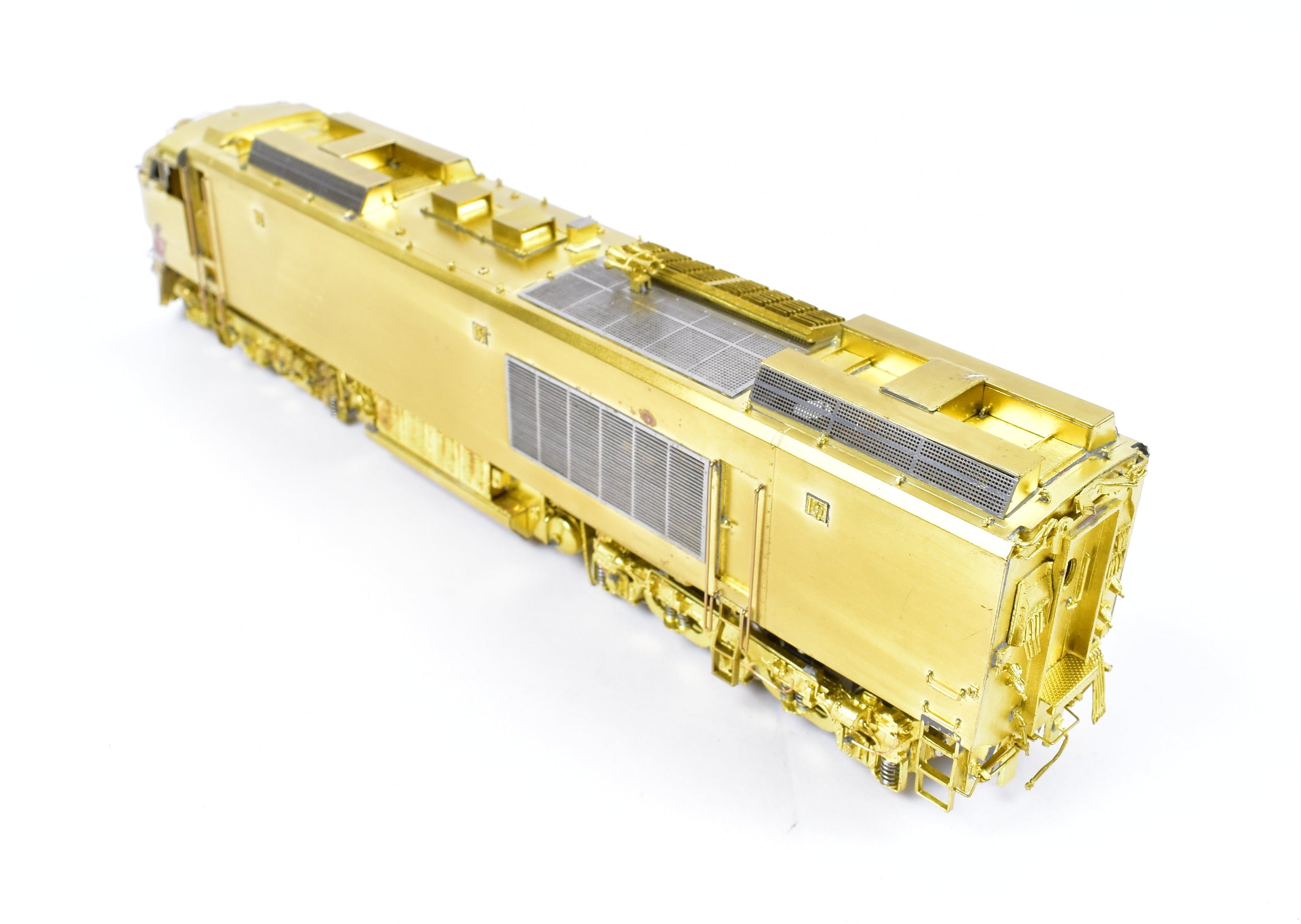 HO Scale Brass Model Train Set - Overland Models, Inc. Union Pacific GE 8500 HP Gas Turbine Big Blow 3-Unit Unpainted Set with Raised Farr Inlet Silencer and Riveted Tender