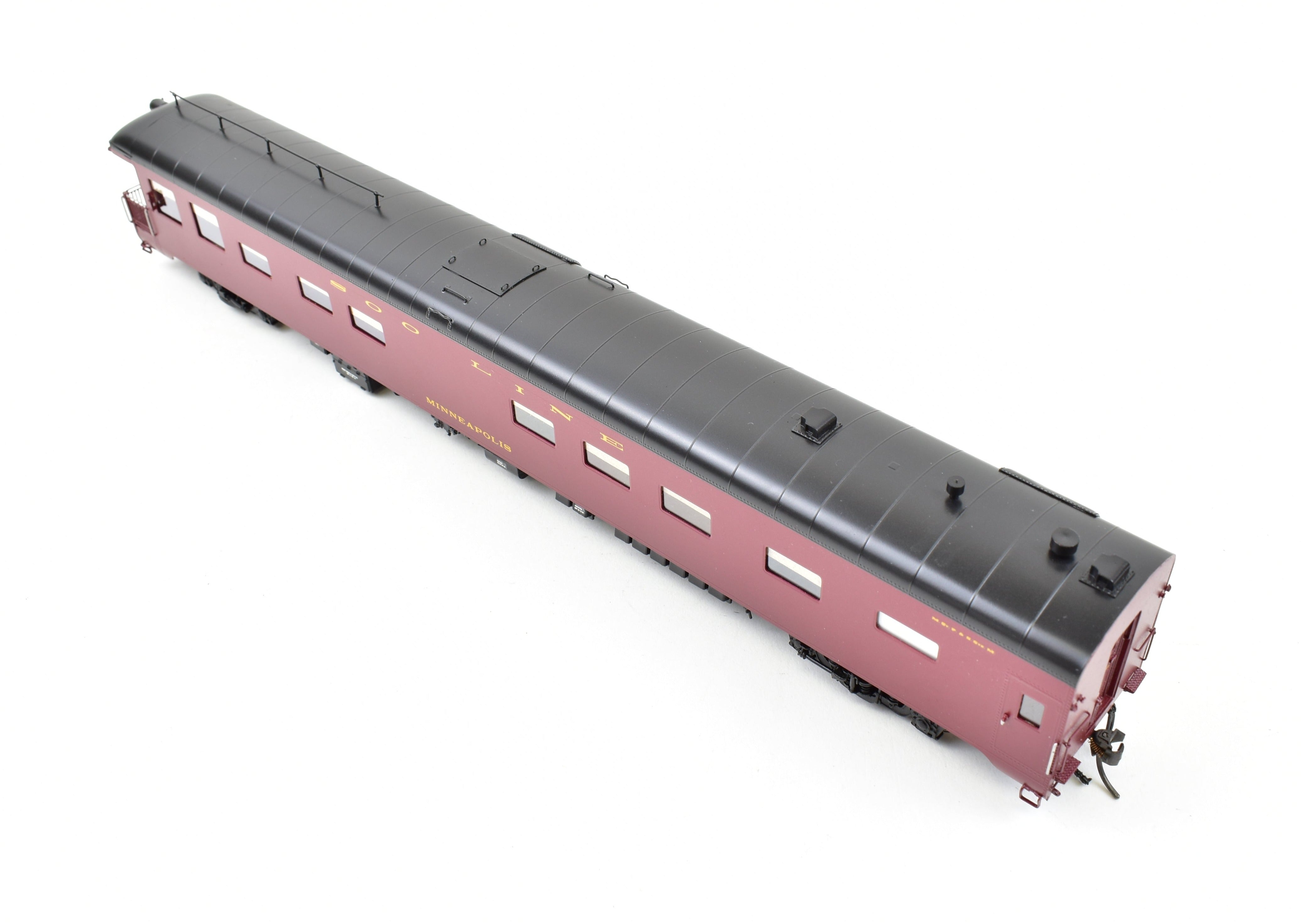 W&R Enterprises HO Brass Soo Line Business Car in Minneapolis Pro-Painted Finish