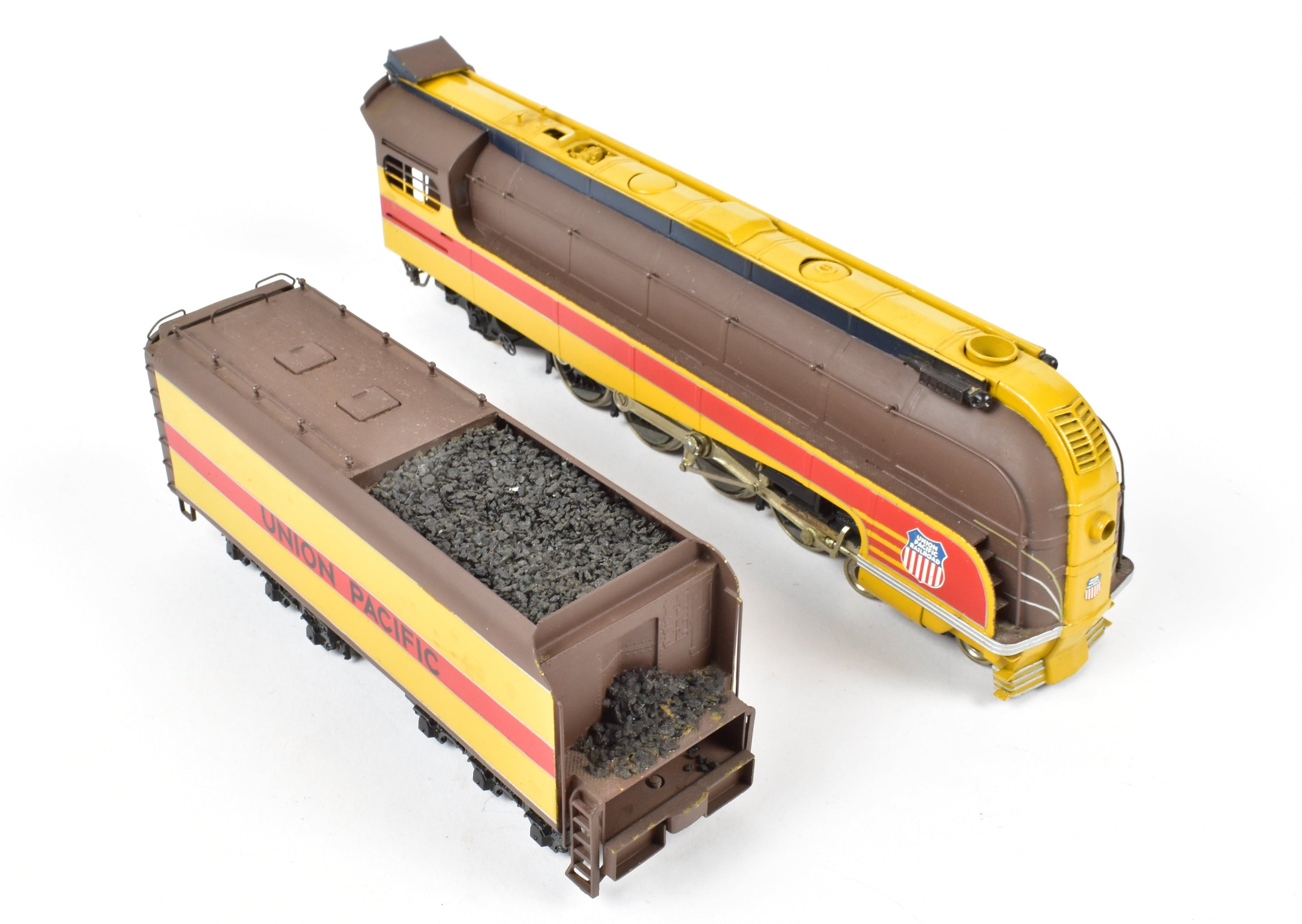 HO Scale Brass Balboa Union Pacific 4-8-2 Steam Locomotive Model #7002 Forty - Niner Master Series with Custom Paint Job