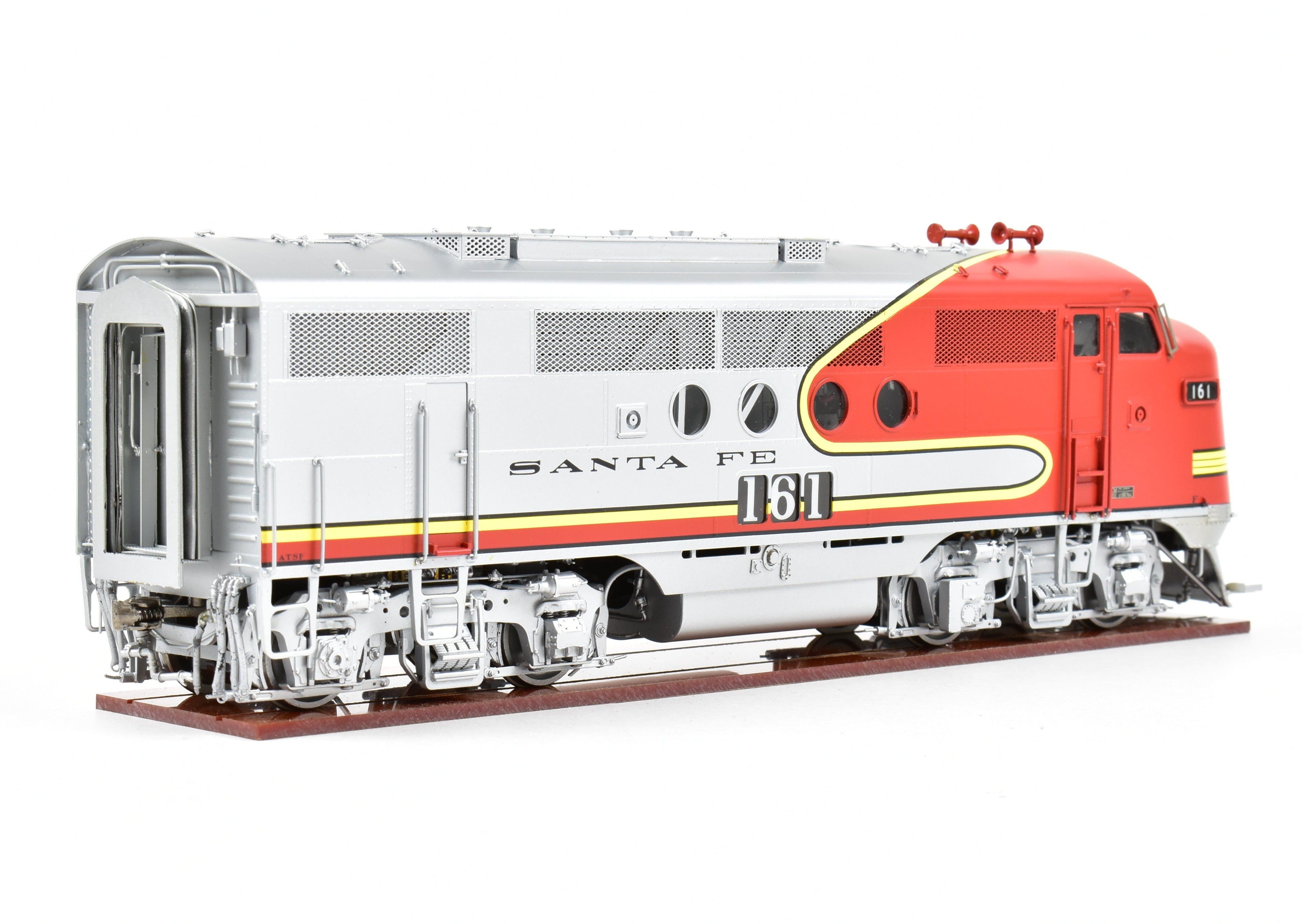 O Scale Imported Brass Key Model Imports AT&SF - Santa Fe EMD FT A-B Set with Factory-Painted Warbonnet for Model Trains