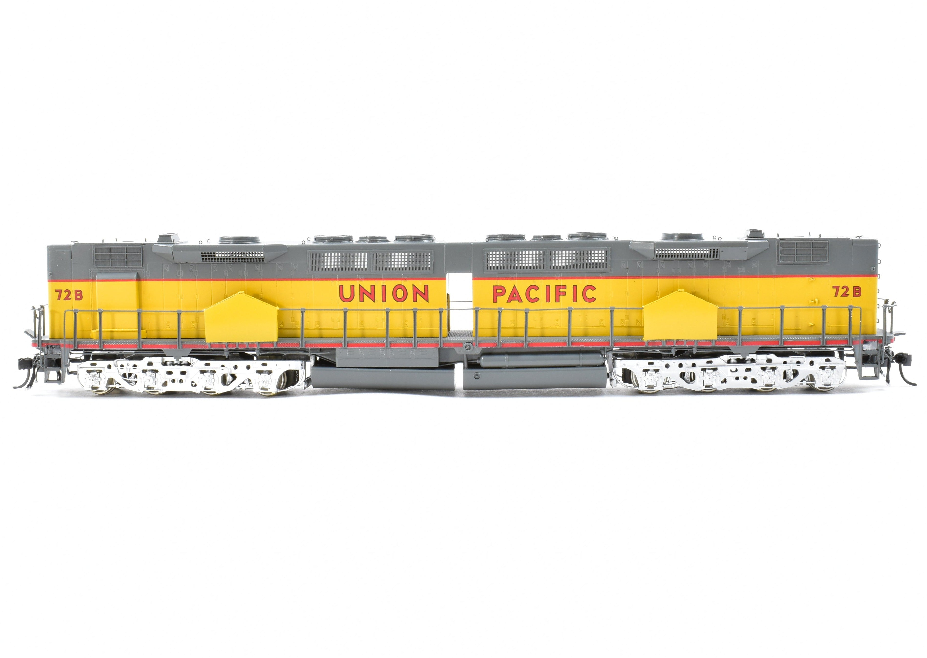 HO Scale Brass Locomotive - Overland Models, Inc. (OMI) Union Pacific (UP) Modernized DD35 B with Sand Boxes and Factory - Equivalent Custom Painting