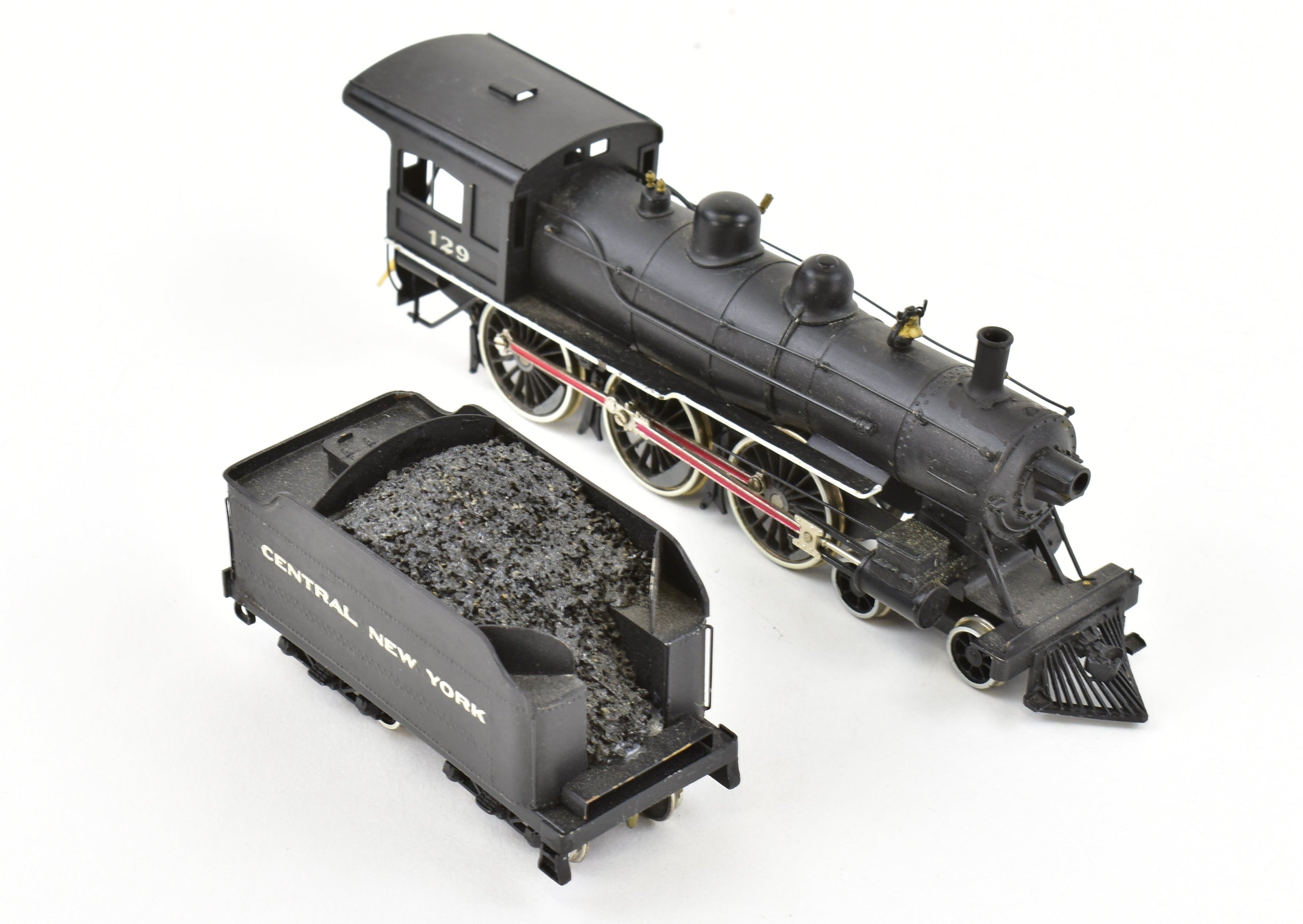 HO Scale Brass Model Train - Ken Kidder LS&MS (Lake Shore & Michigan Southern) NYC (New York Central) 4-6-0 Custom Painted Steam Locomotive