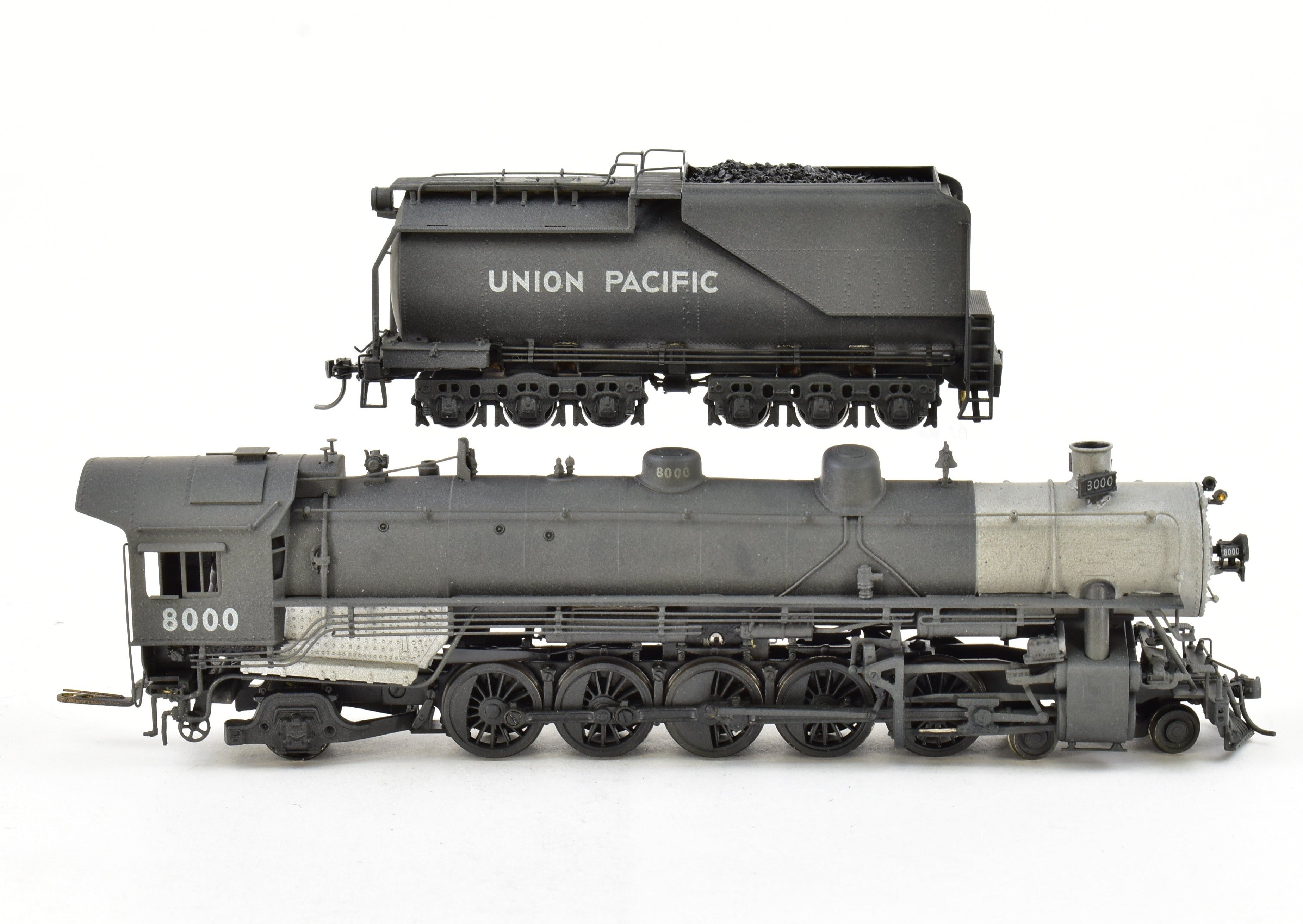 HO Scale Brass Model Train - Westside Model Co. Union Pacific 8000 Class 4 - 10 - 2 Custom Painted Locomotive No. 8000