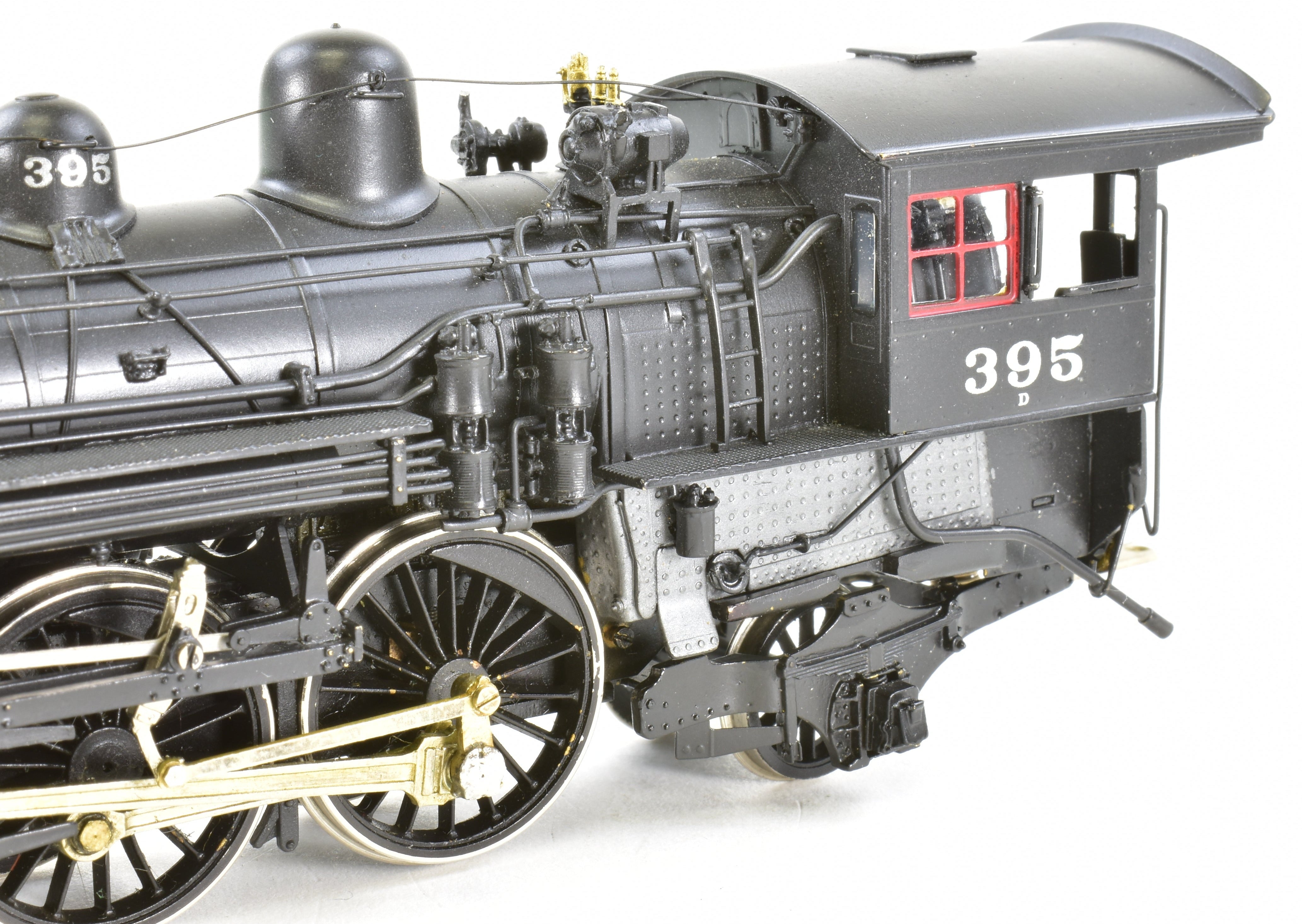 HO Scale Brass Model Train - Overland Models' Chicago & North Western D 4-4-2 Atlantic Professionally Painted Locomotive