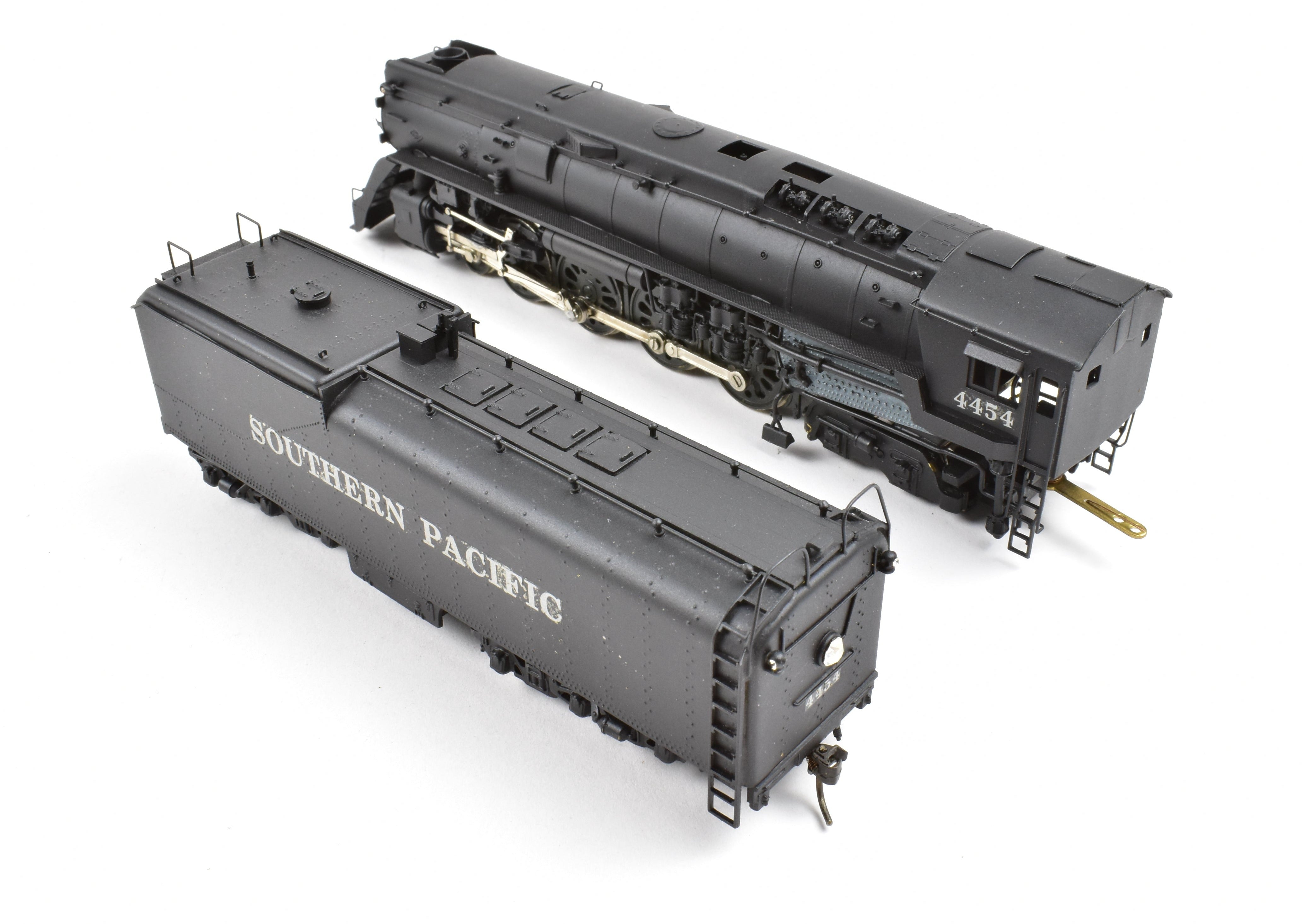 HO Scale Brass Model Train - Balboa SP Southern Pacific GS - 4 4 - 8 - 4 De - Skirted and Custom Painted Locomotive No. 4454