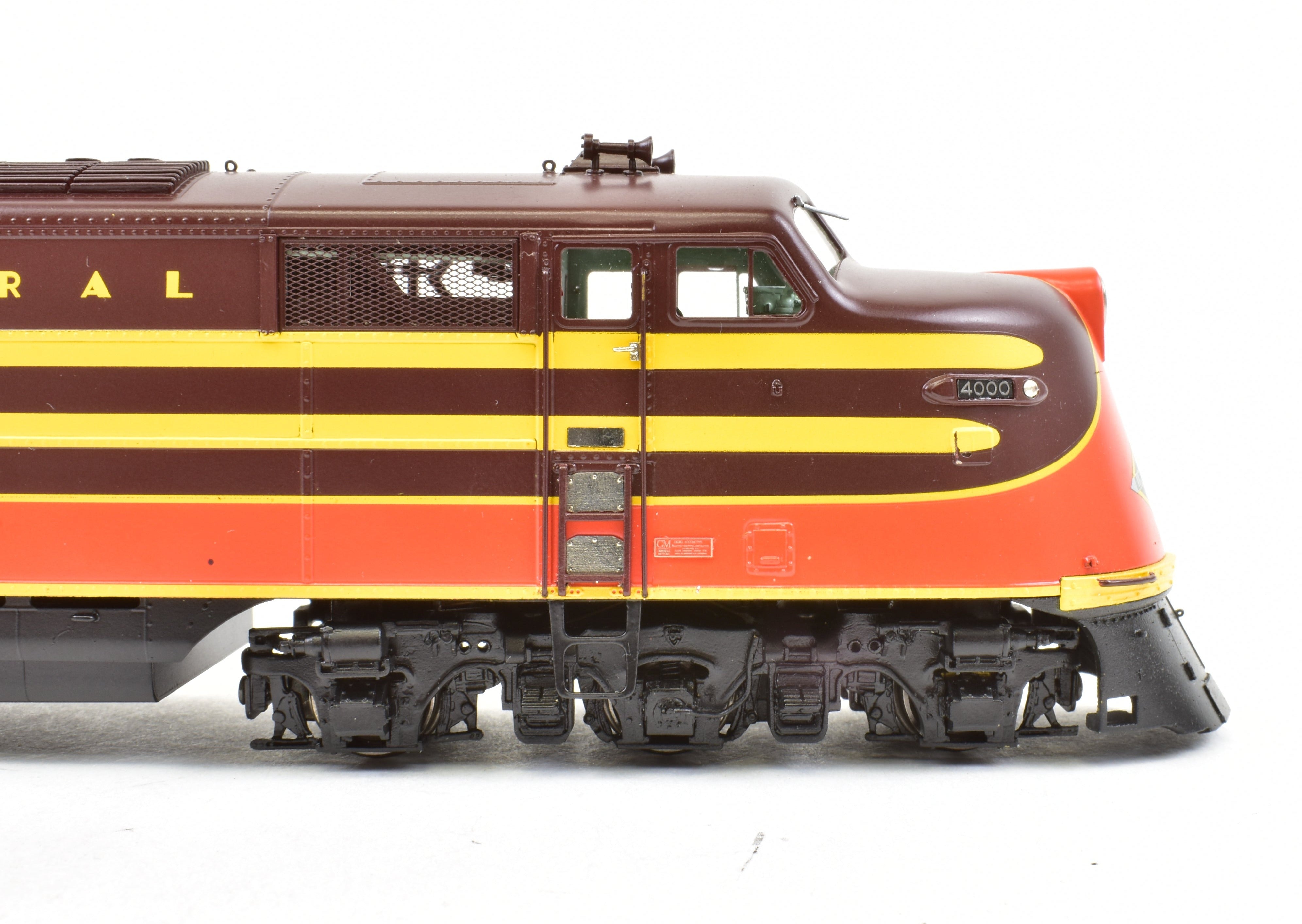 HO Brass Railway Classics IC - 1943 Illinois Central EMD E6 A-Unit City of Miami FP #4000