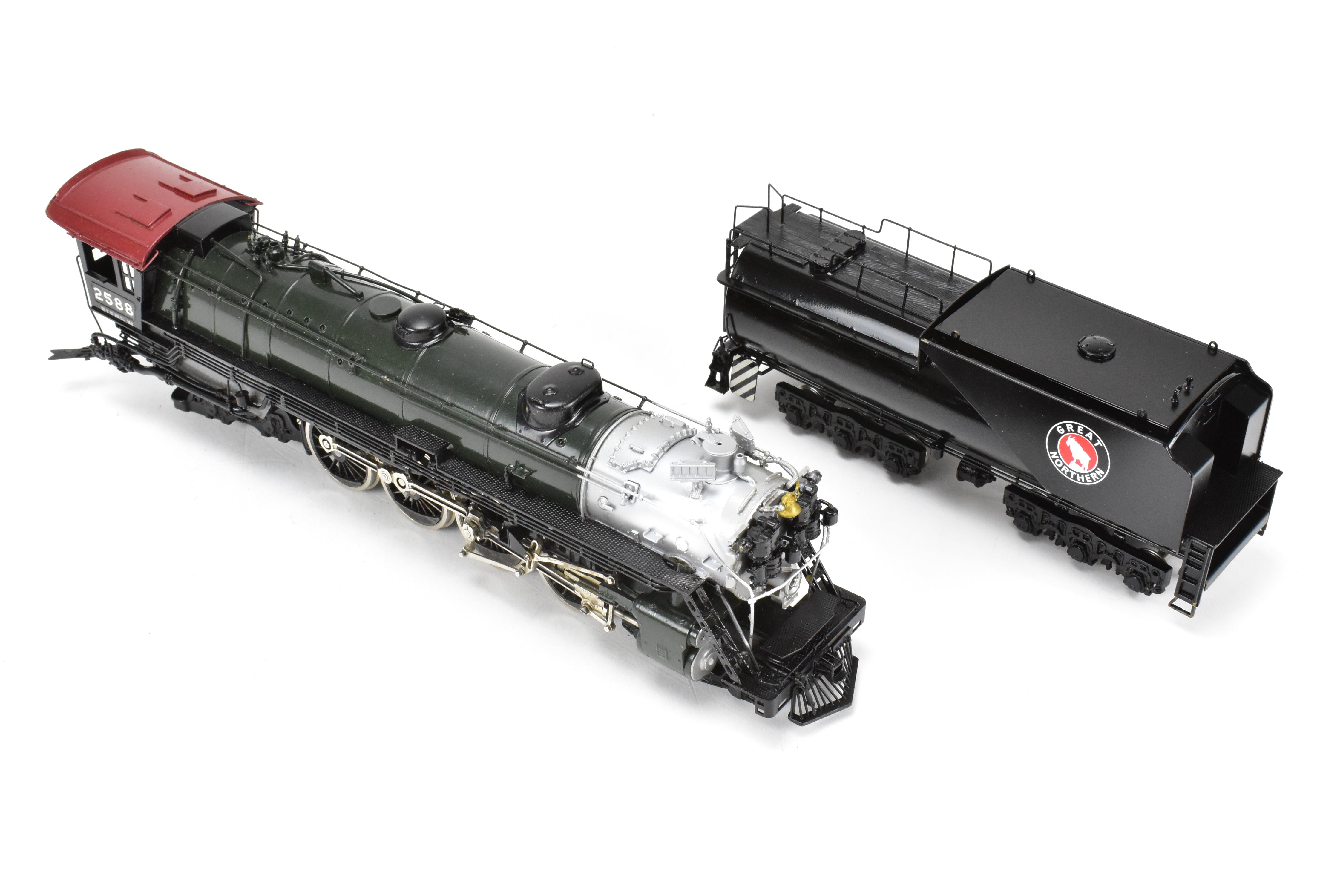 1976 HO Brass Tenshodo GN Crown Series Great Northern 4-8-4 S-2 FP No. 2588