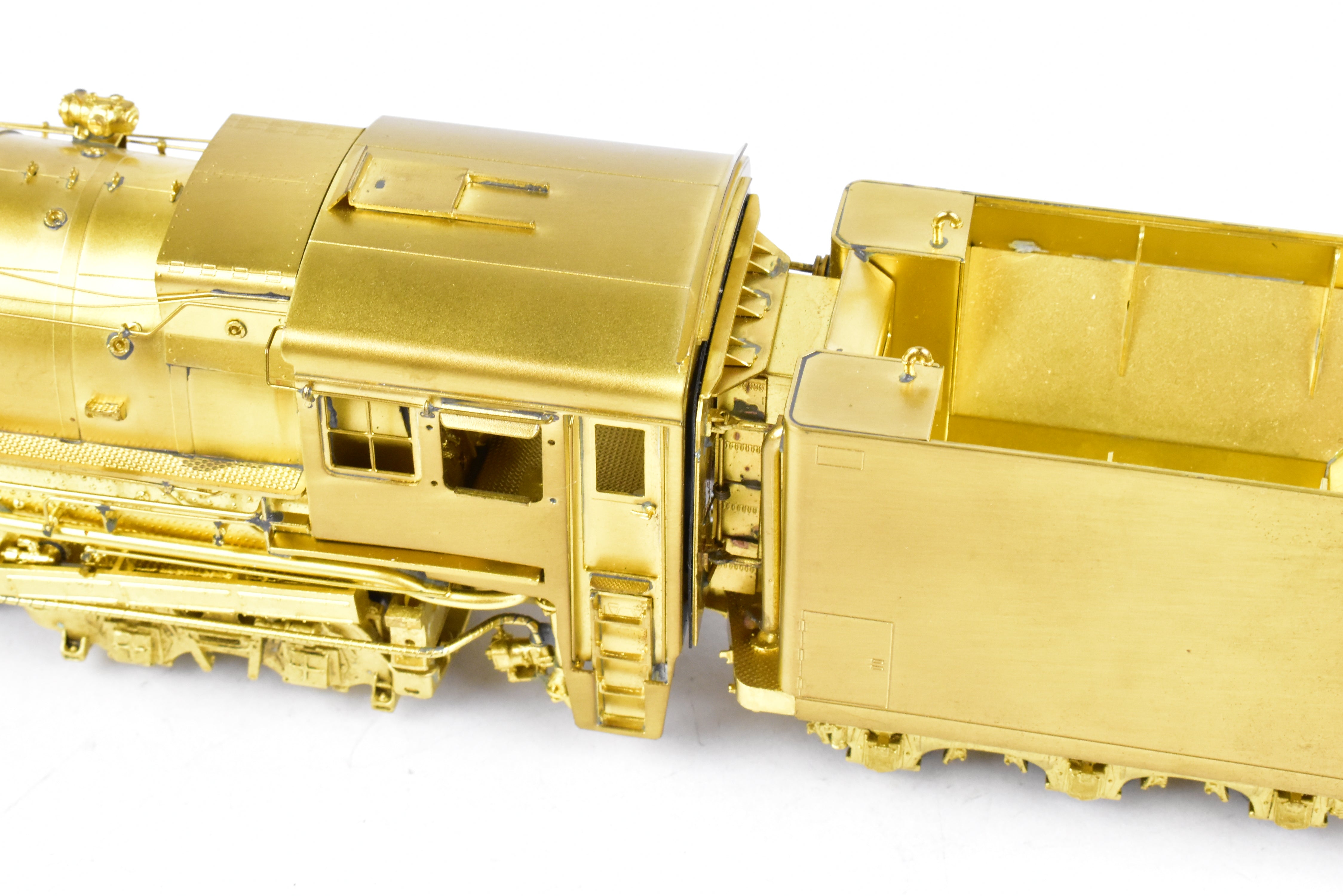 HO Scale Brass Model Train - Overland Models, Inc. MILW - Milwaukee Road S2a Class 4-8-4 Steam Locomotive with Squared Boiler Front, as Rebuilt, Close Domes