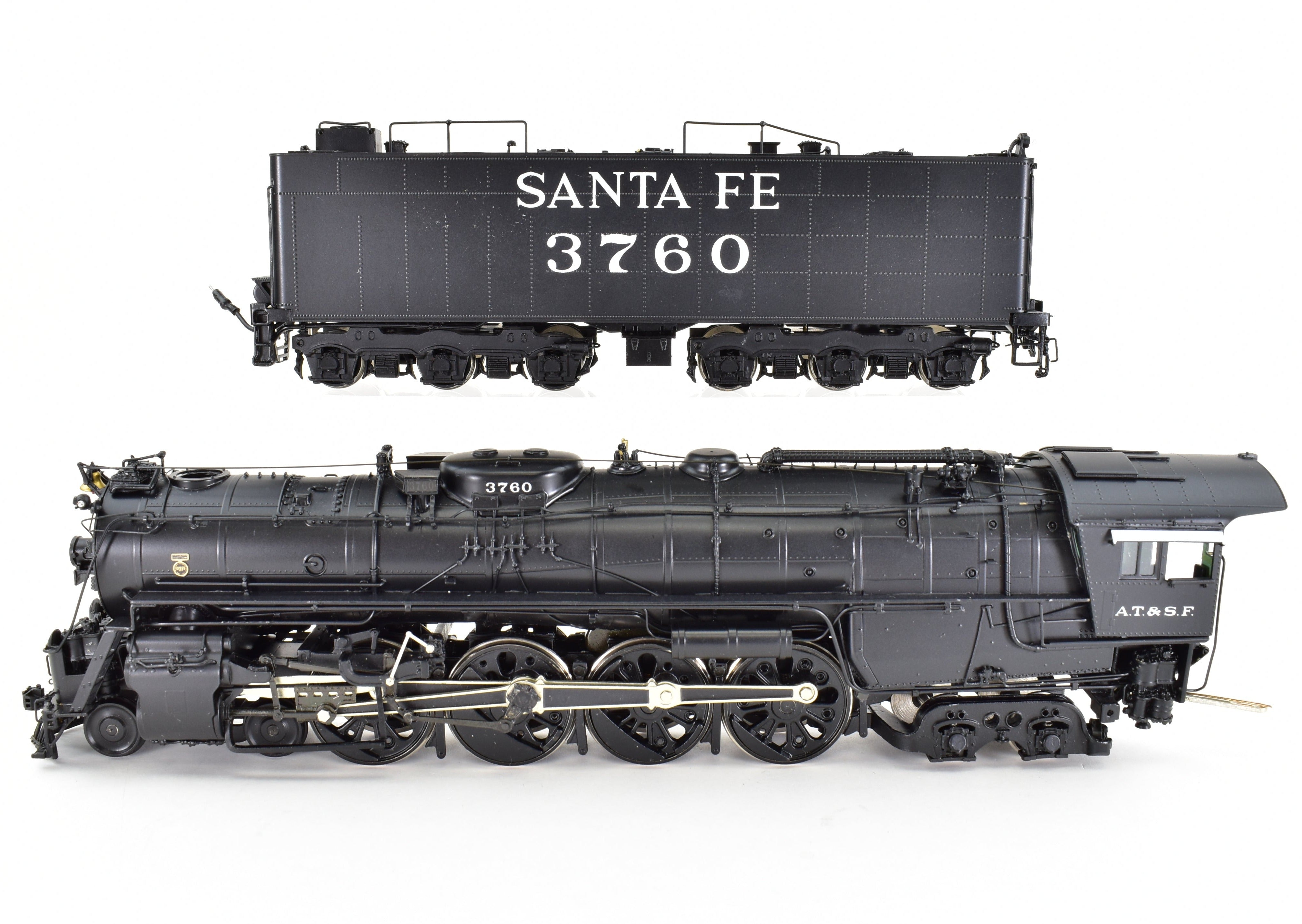 HO Brass Key Imports ATSF - Santa Fe 3751 Class 4-8-4 Modernized FP #3760 Model