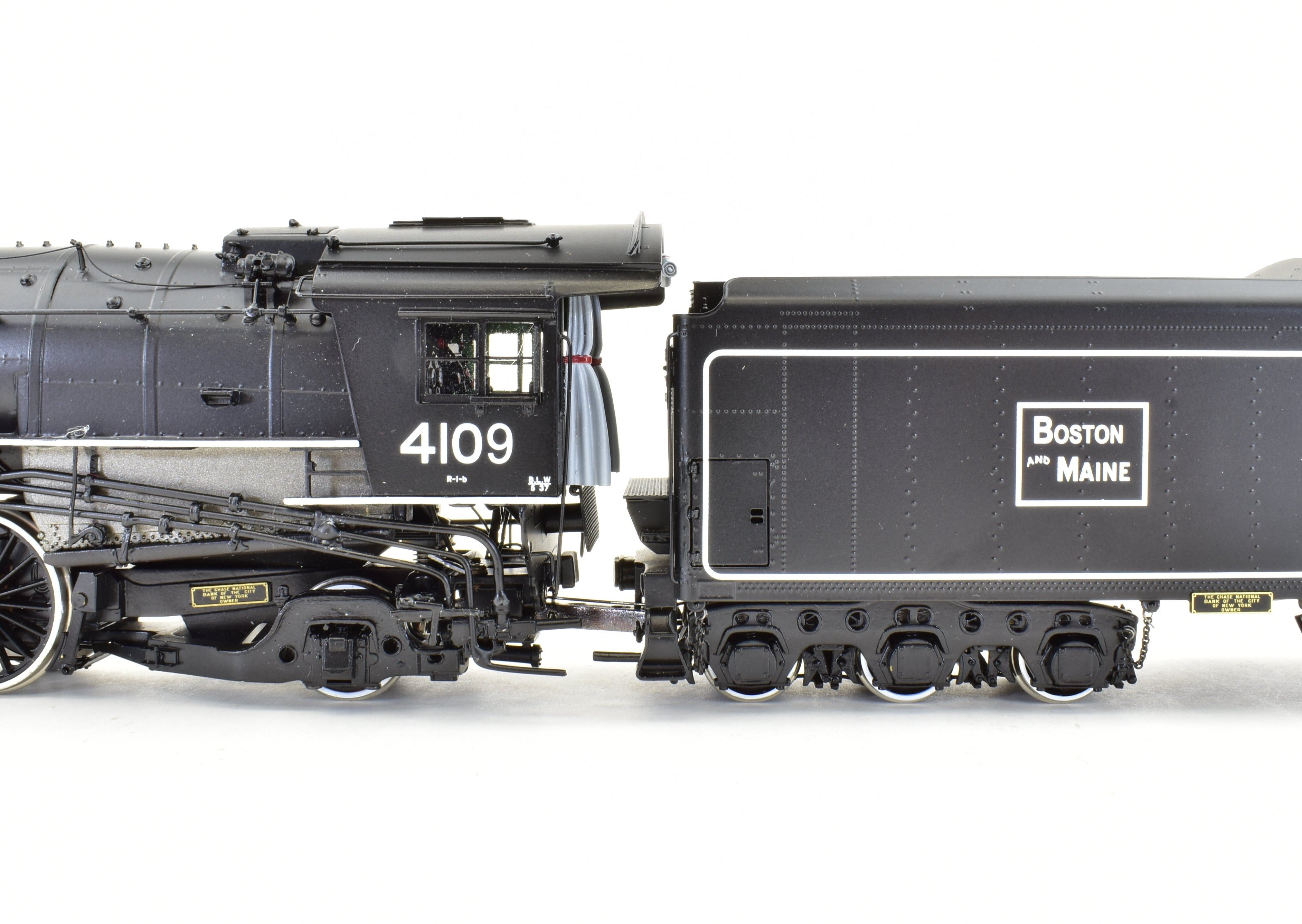 HO Scale Brass Precision Steam Locomotive - Precision Scale Co. B&M - Boston & Maine R - 1b 4 - 8 - 2 FP Model