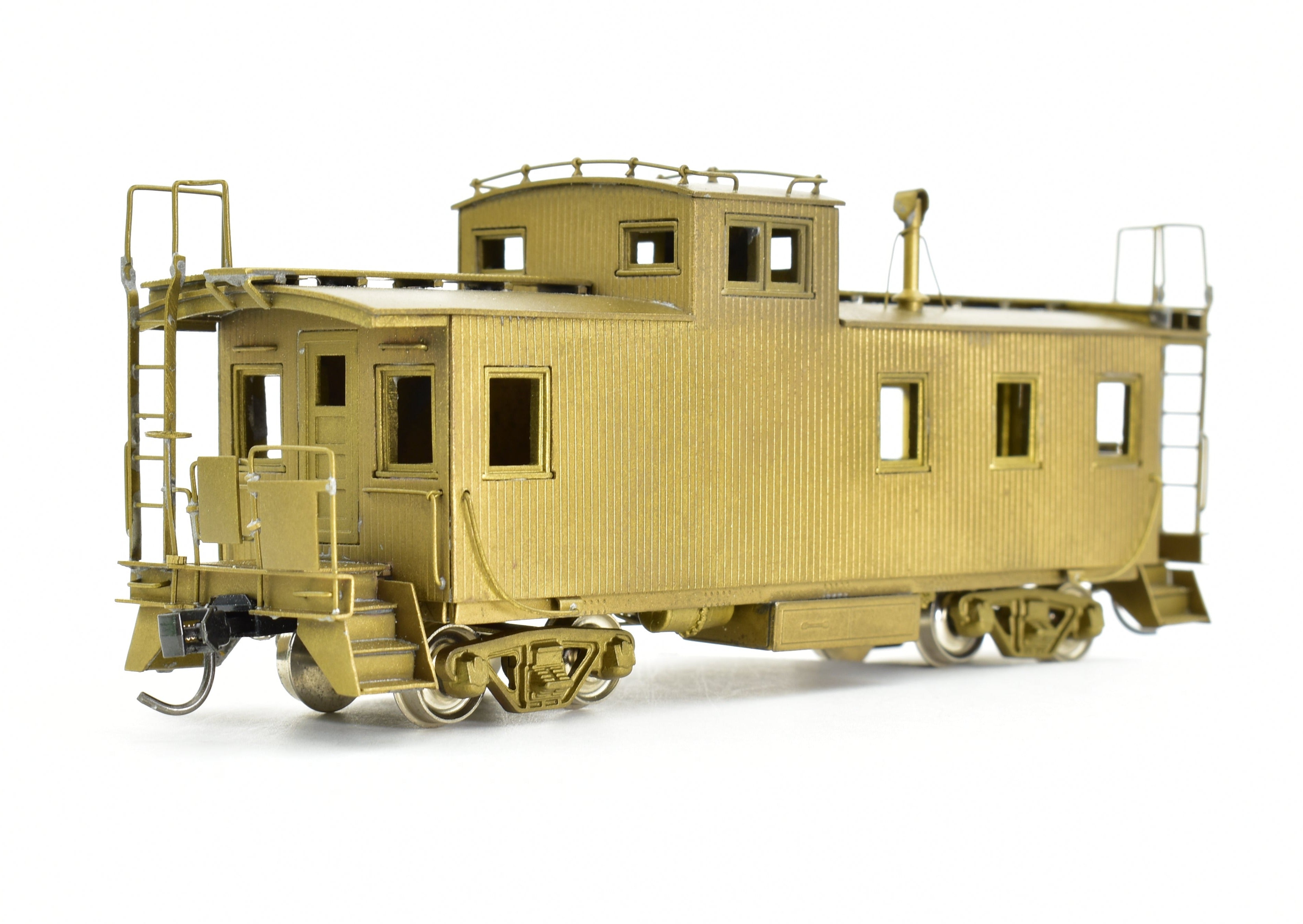 HO Scale Brass Model Railroad Caboose by OMI - Overland Models, Inc. Representing Great Northern's 30 - Foot Wood - Sided Design