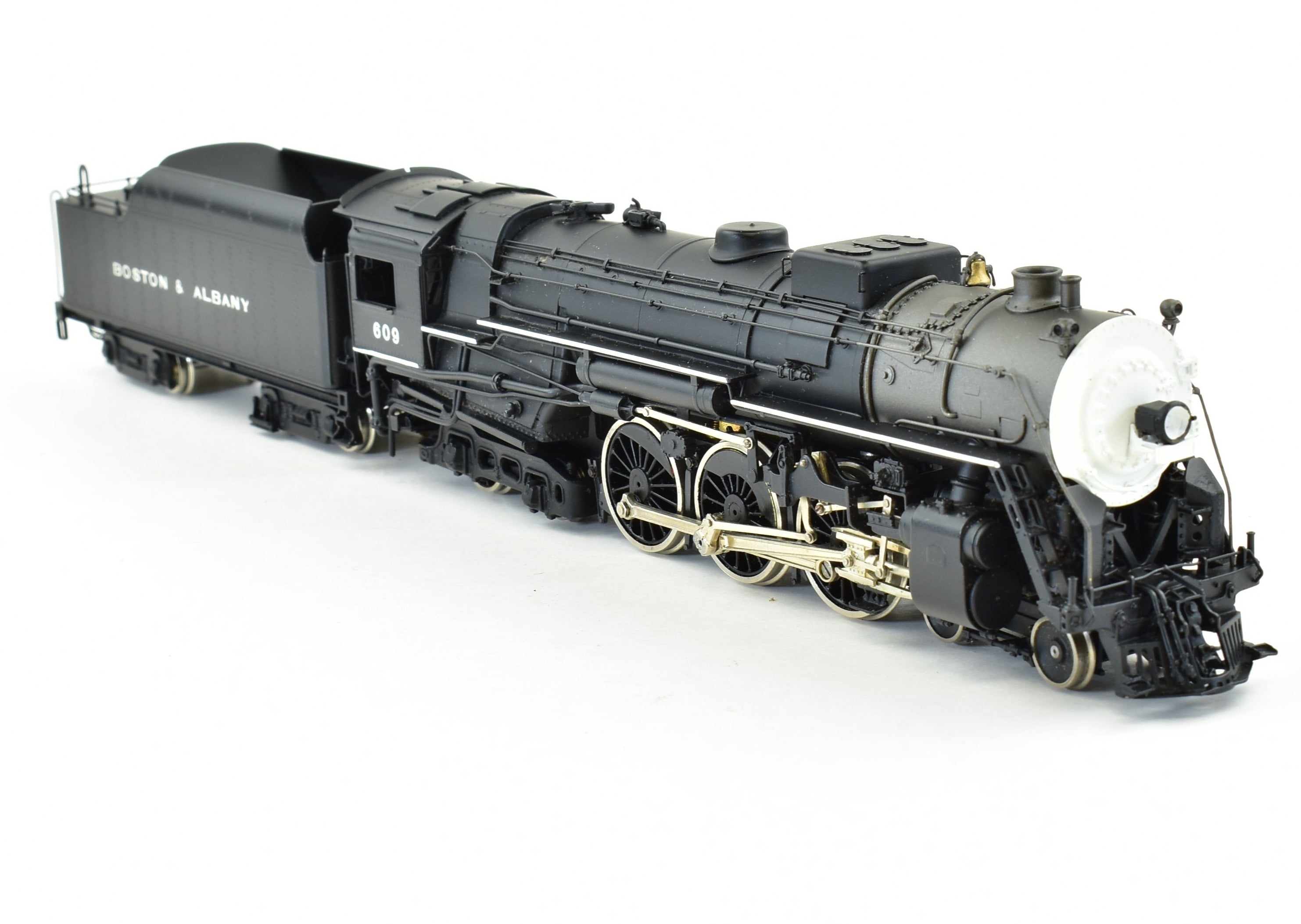 HO Brass Key Imports B&A - Boston & Albany J-2b 4-6-4 Hudson Factory Painted with Square Dome