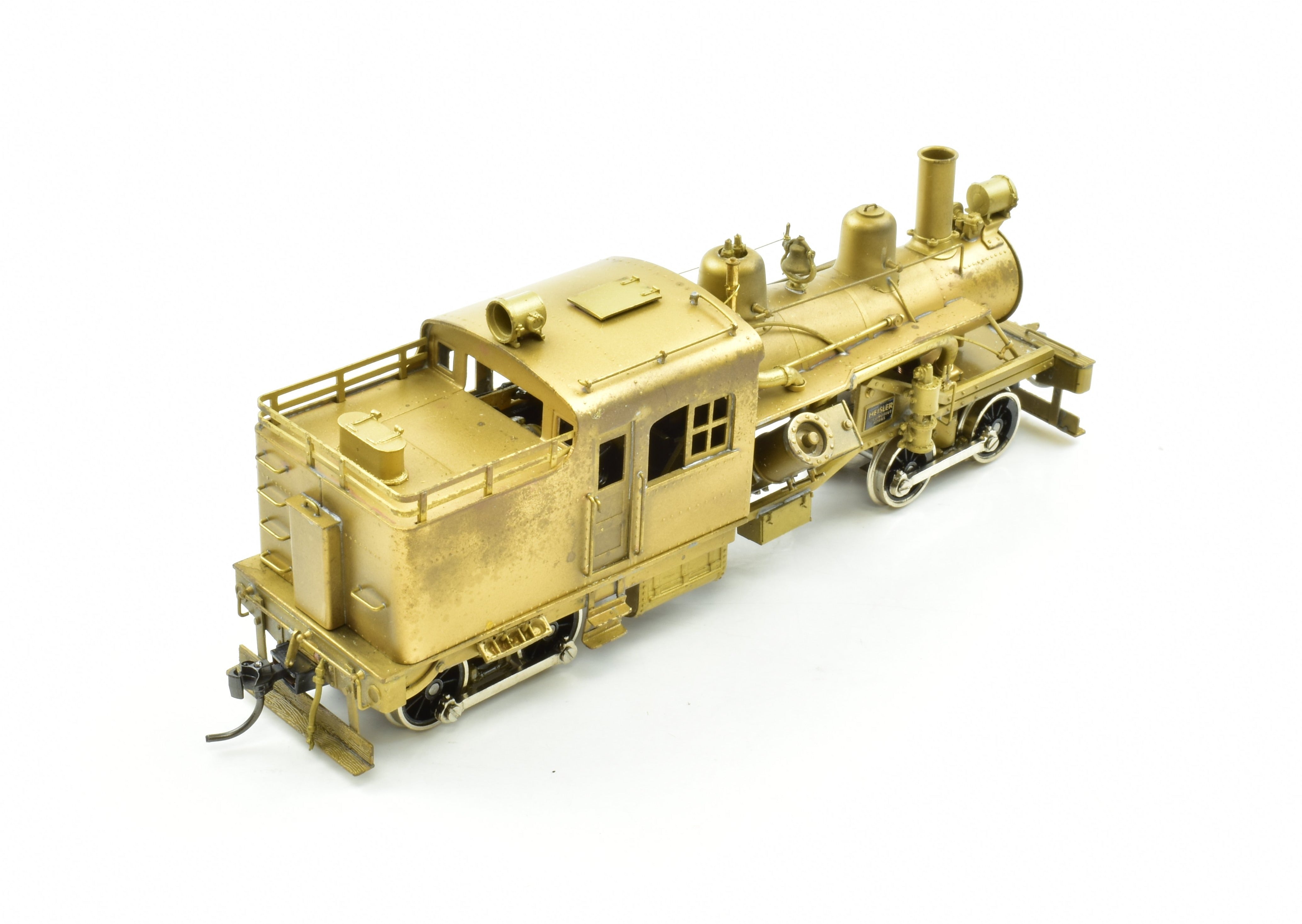 HO Scale Brass PFM - United 65 - Ton Heisler Geared Logging Locomotive Model for Railroad Enthusiasts