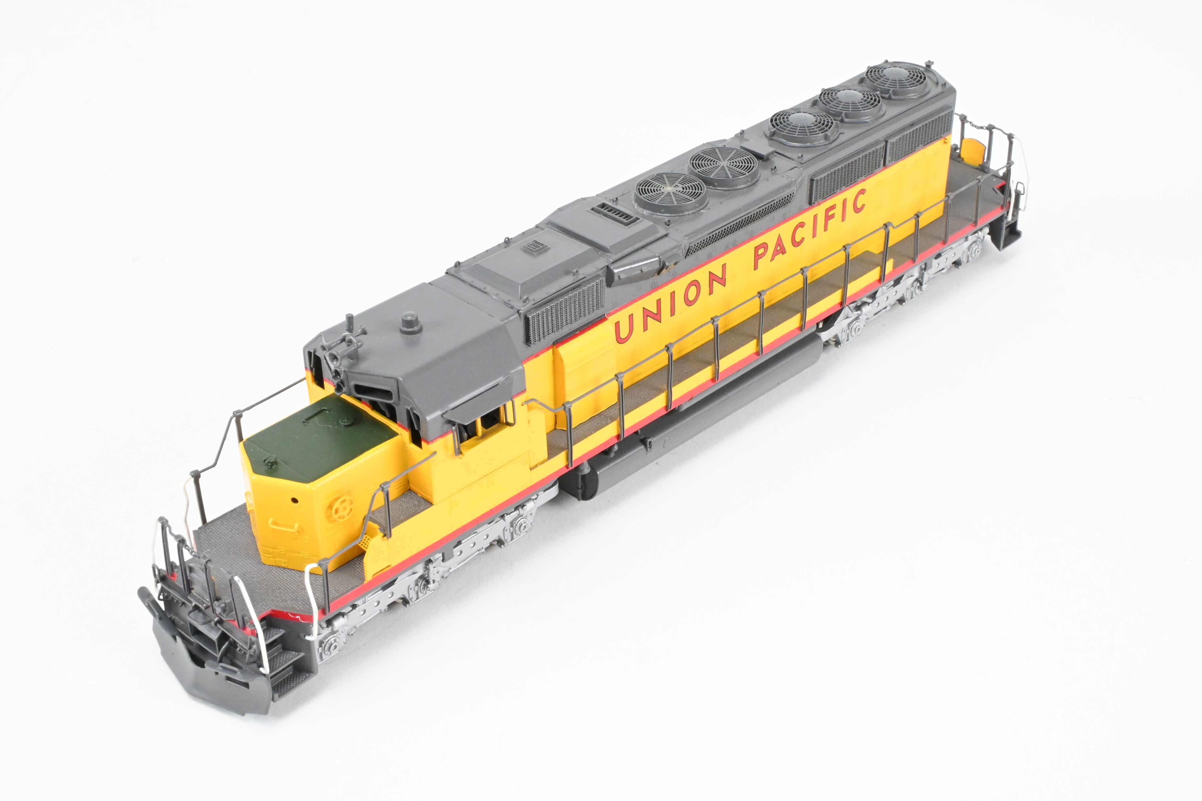 HO Scale Brass E&P Associates Union Pacific EMD SD40-2 Phase III Freight Locomotive Model, Factory Painted in UP Yellow and Gray, Lettered but Without Number