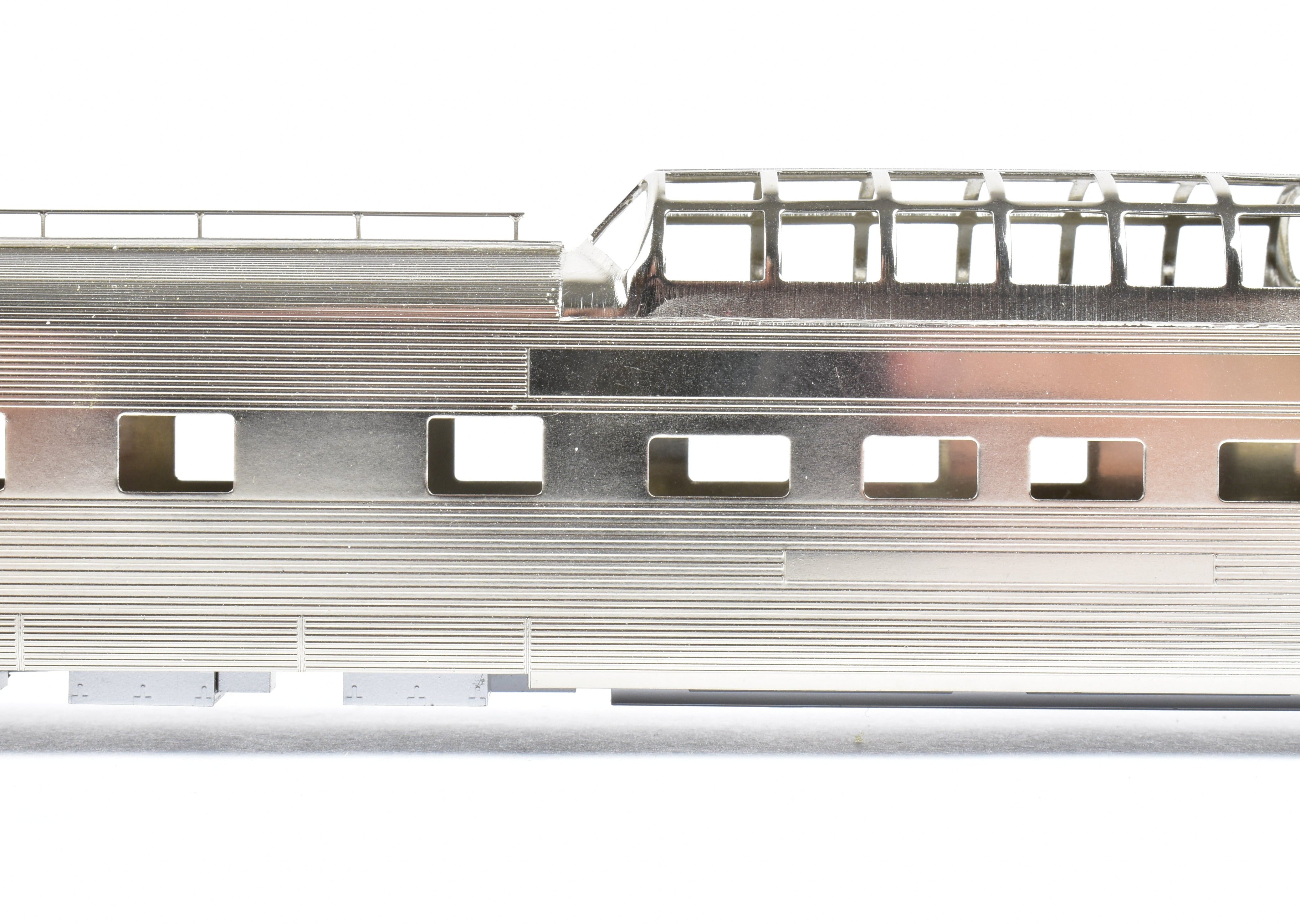 HO Scale Brass Model of Oriental Limited CB&Q/DRGW/WP California Zephyr Dome Sleeper Observation Car
