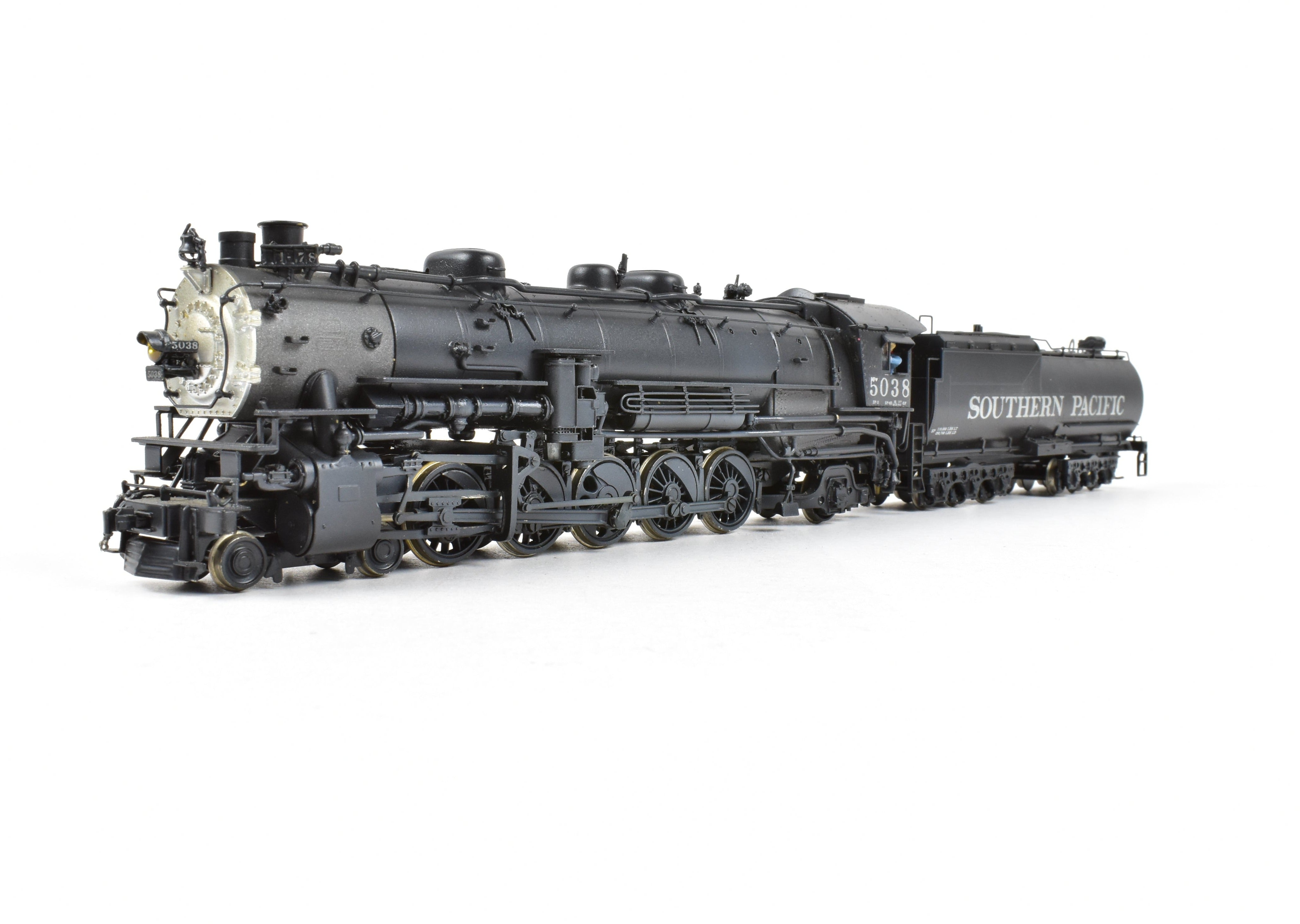 HO Scale Brass Westside Model Co. Southern Pacific SP-2 4-10-2 Custom Painted Steam Locomotive Model No. 5038 for Railroad Enthusiasts