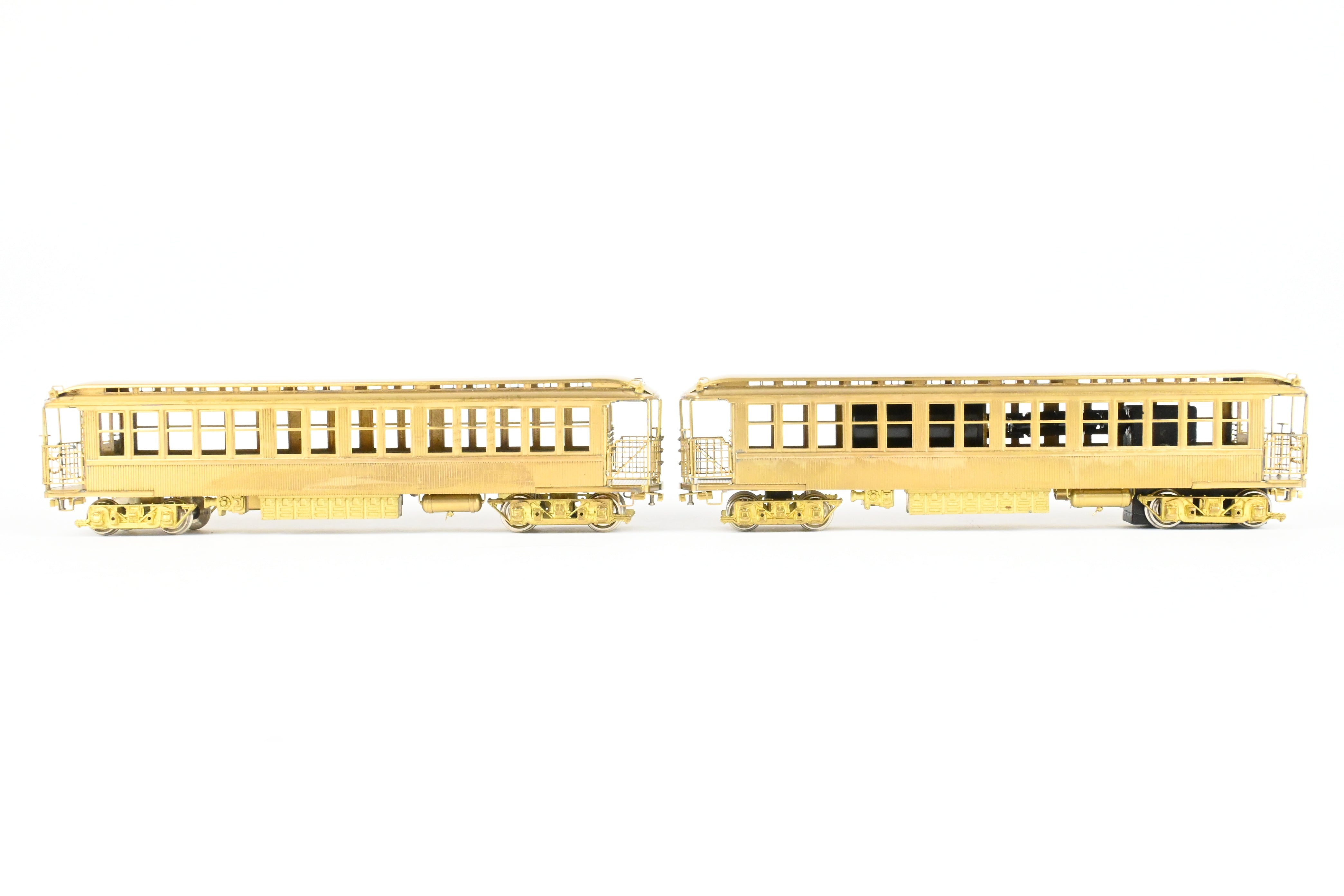 1981 HO Brass WP Car Corp. BRT/BTU Powered & Unpowered Train Cars, C-7 Excellent