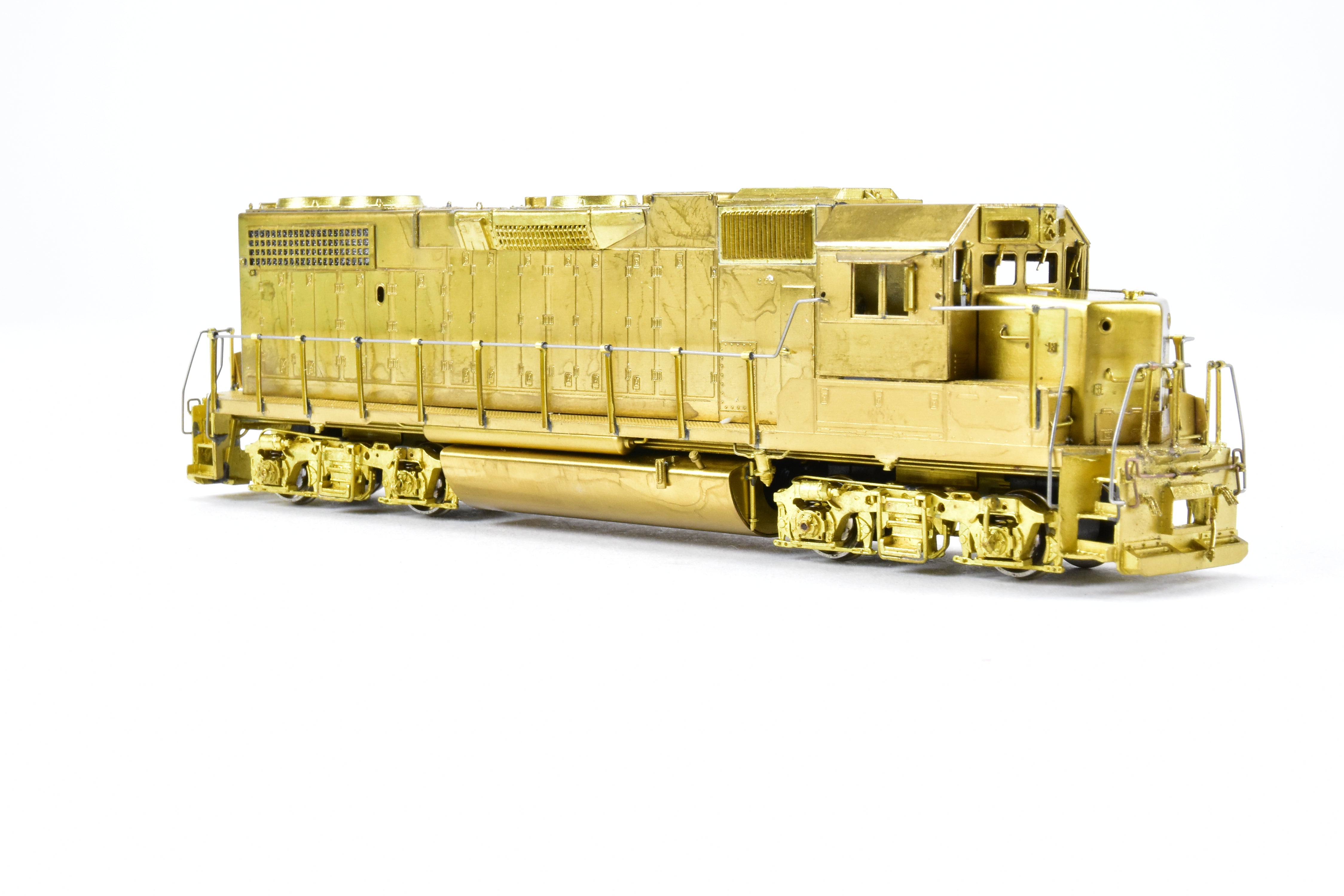 HO Scale Brass Locomotive Model - Overland Models Inc. EMD GP38 - 2 with Extended - Range Dynamic Brakes for Various Railroads