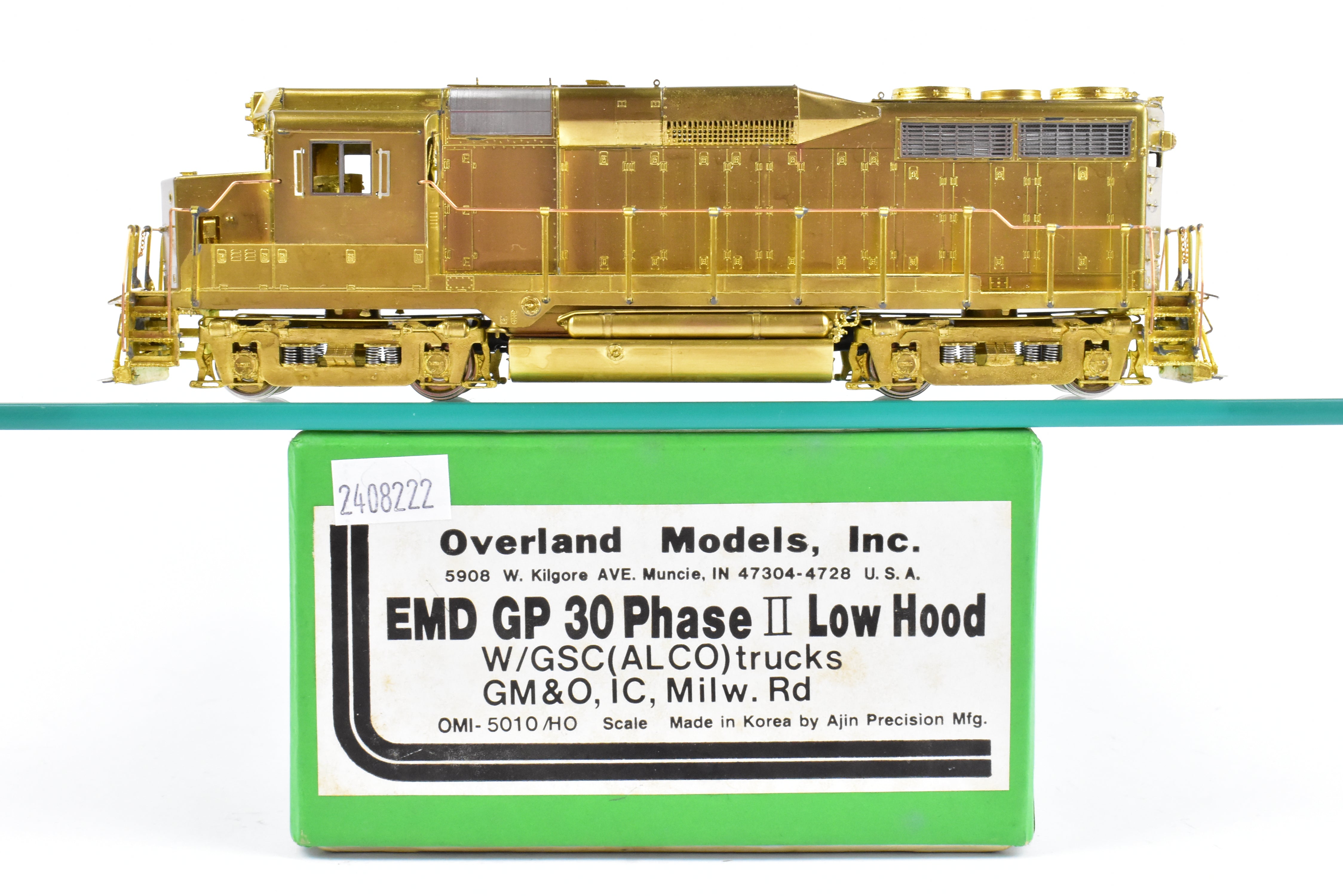 HO Scale Brass EMD GP30 PH II Low Hood Model by Overland Models, Inc.
