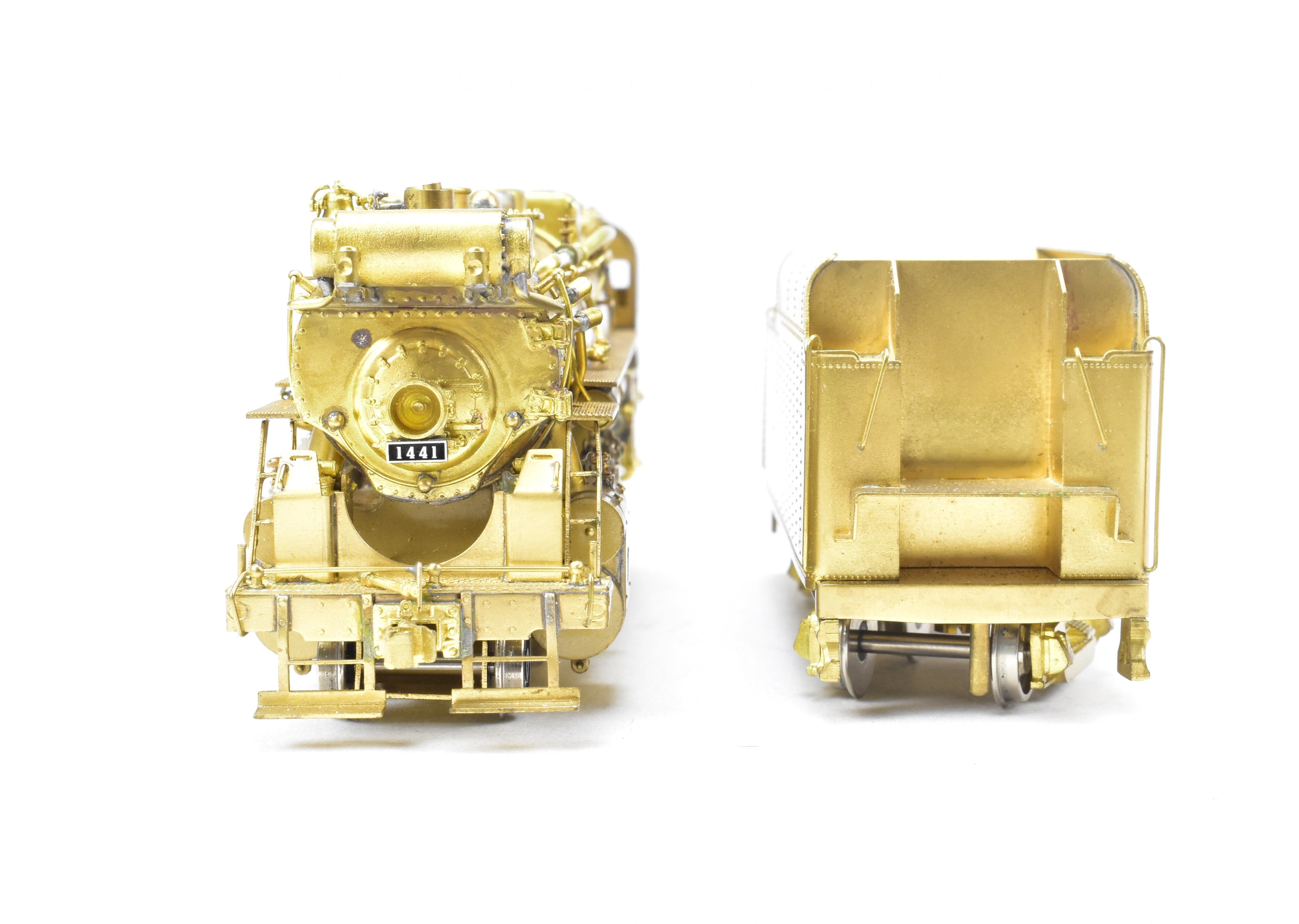 HO Scale Brass NPP Nickel - Plated Boston & Albany Class A - 1b 2 - 8 - 4 with Added Details