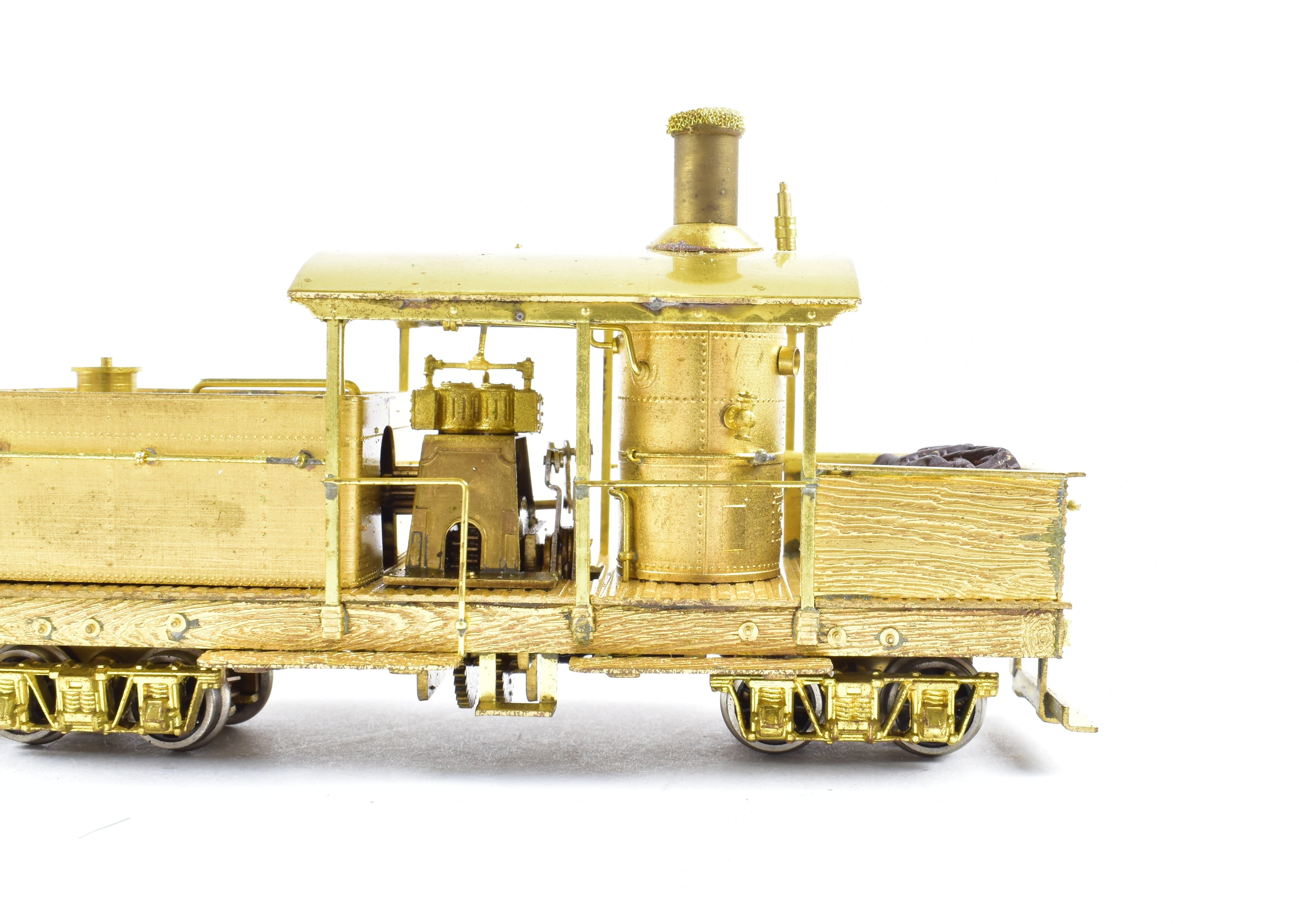 HOn3 Scale Brass Model Train by Westside Model Co. - Various Roads Logging Class A Climax with Vertical Boiler