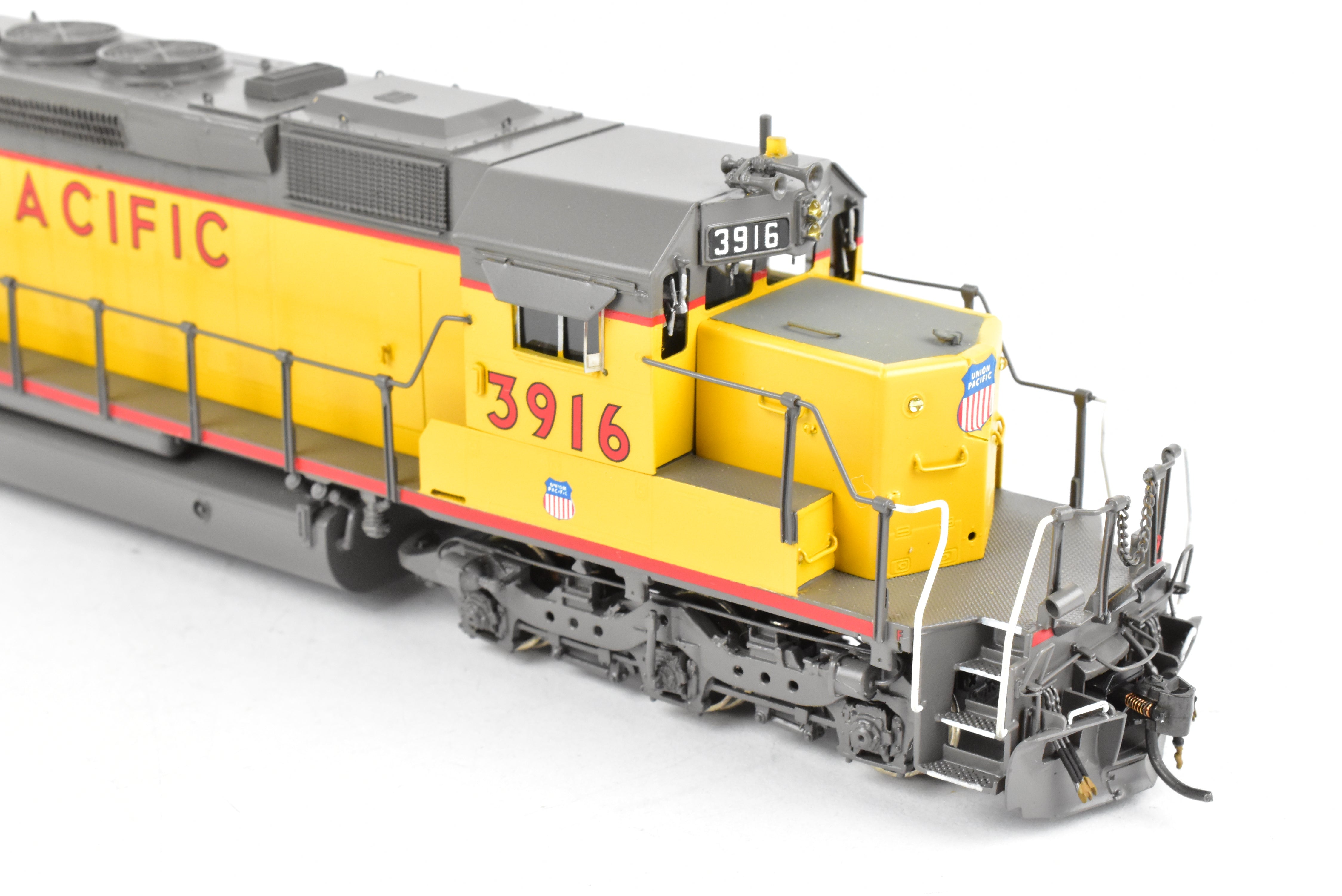 HO Scale Brass Model Train - Overland Models Inc. (OMI) Union Pacific EMD SD40 - 2C FP Locomotive, Road Number 3916, Formerly Missouri Pacific