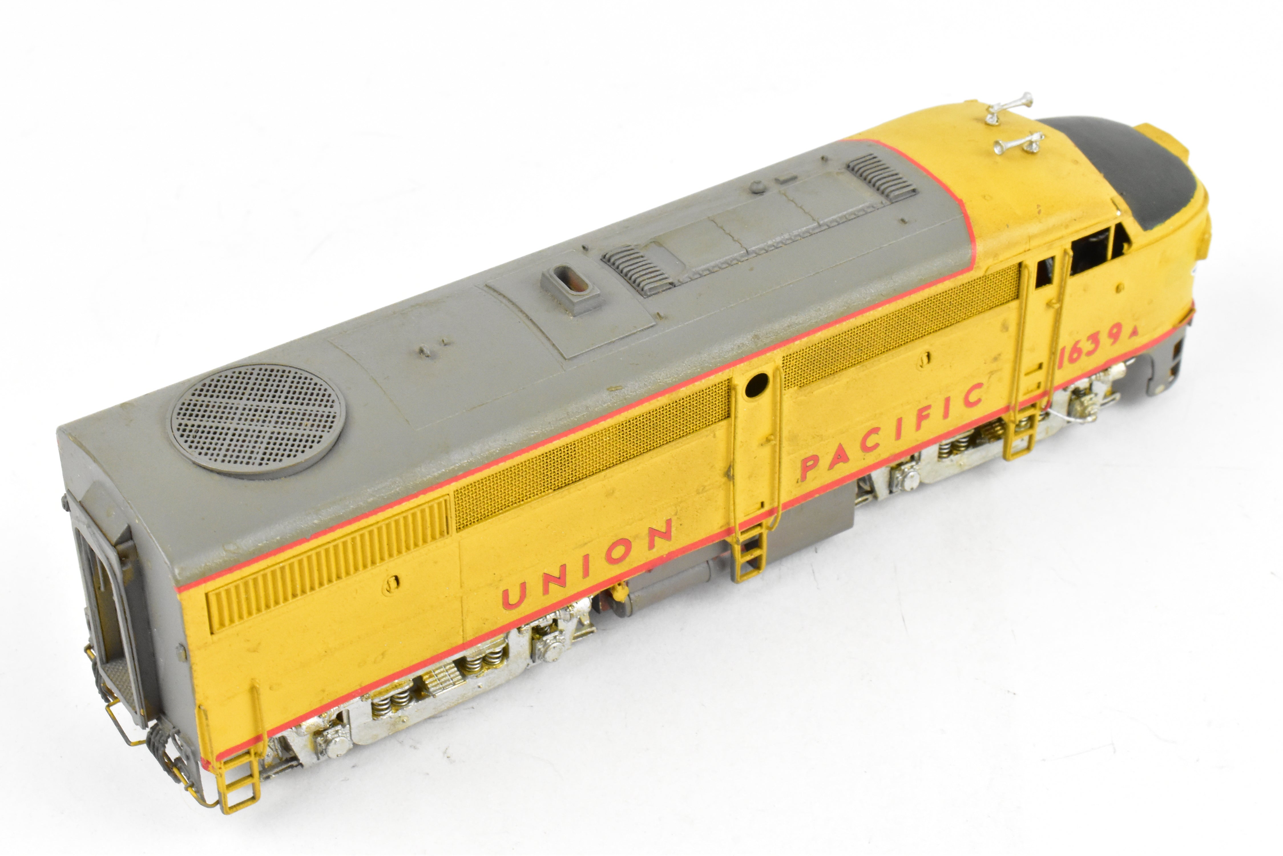 HO Brass OMI UP Union Pacific Alco FA-1 with Dynamic Brakes, Weathered #1639a