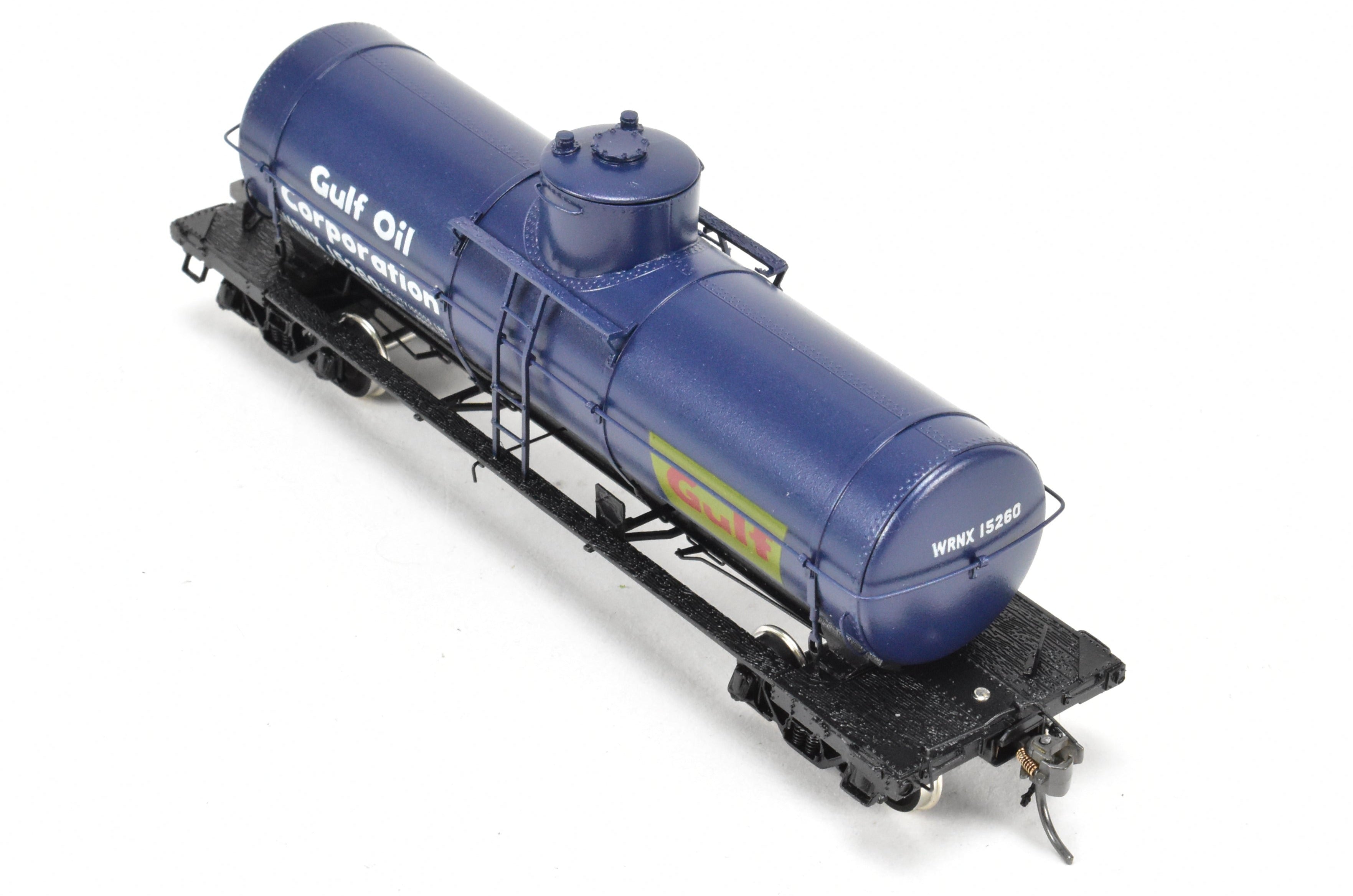 HO Scale Brass Model Train Tank Car by Overland Models, Inc. (OMI) - Union Tank Lines 10,000 Gallon UTLX FP for Gulf Oil Company