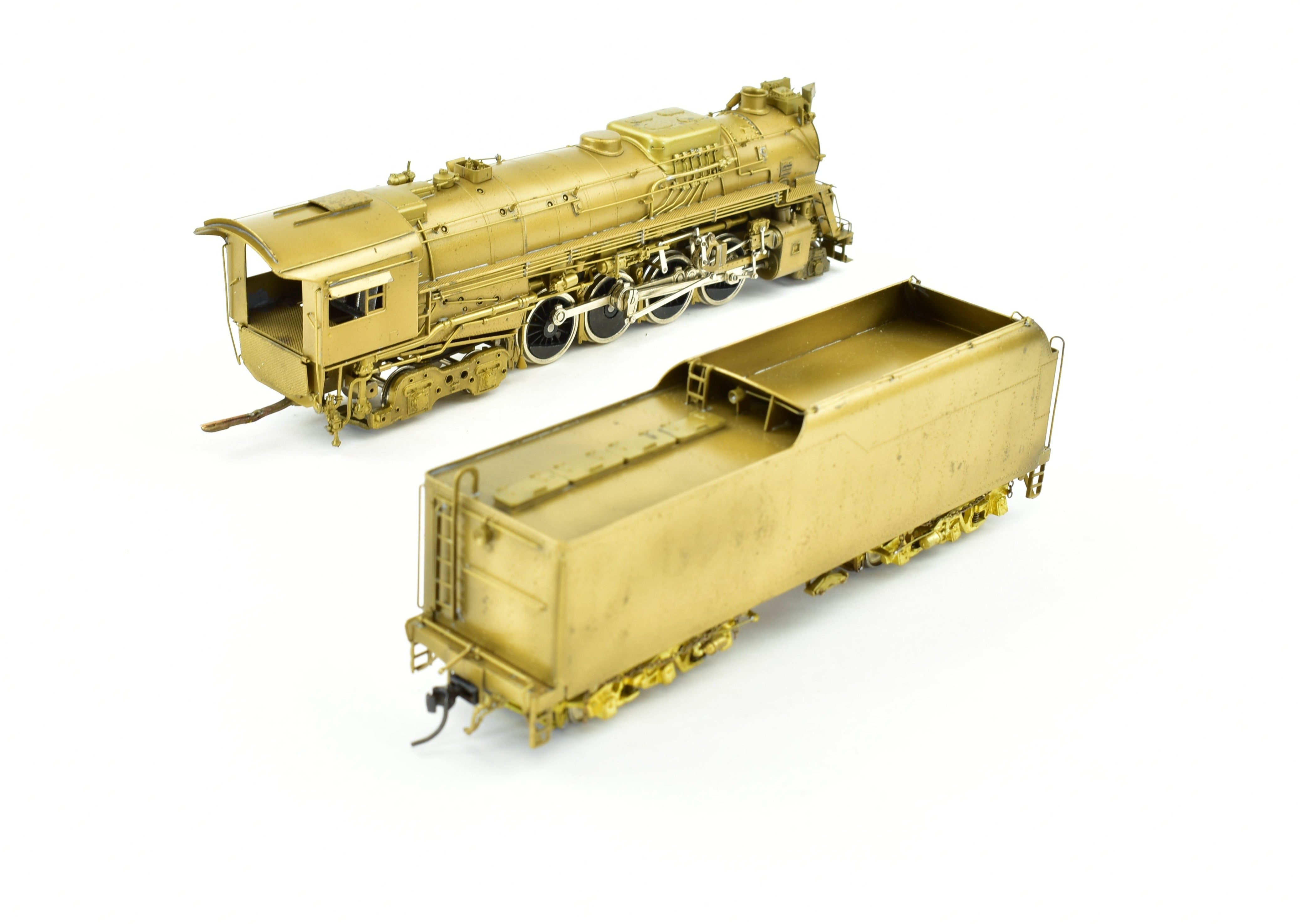 High - Quality HO Scale Brass Pacific Fast Mail (PFM) Model Train - United C&O, Chesapeake & Ohio 2 - 8 - 4 Alco Kanawha, 1977 Edition